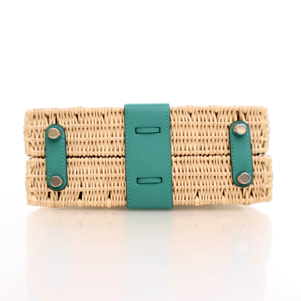 Hermes Vert Verone Swift Mini Kelly Picnic 20 0GJ4GG