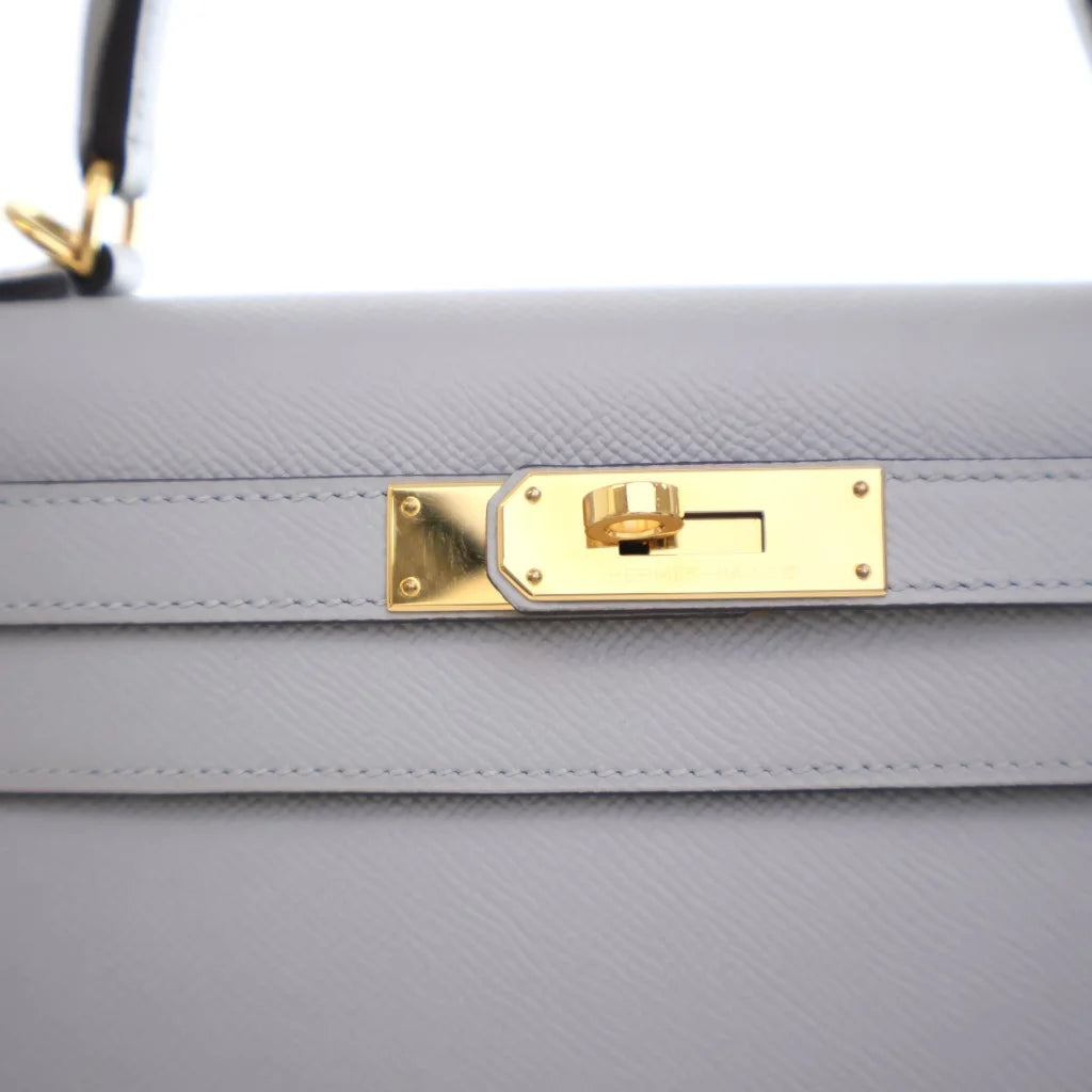 Hermes Kelly 28 Gris Mouette Epsom MJ1JYO