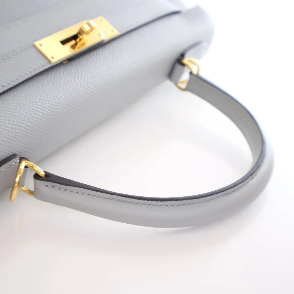 Hermes Kelly 28 Gris Mouette Epsom MJ1JYO