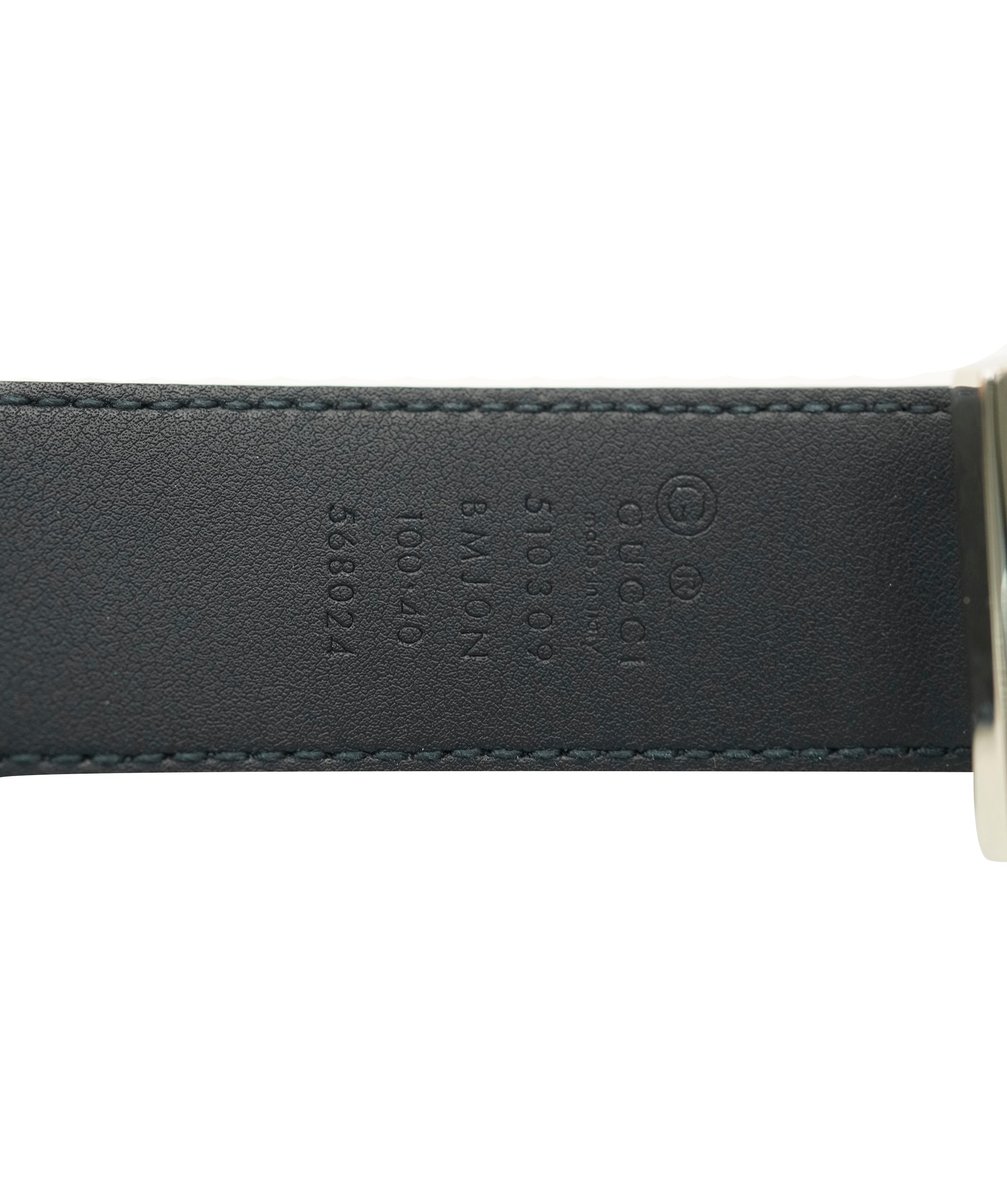 Gucci Gucci Black GG belt 100cm  ALL0777