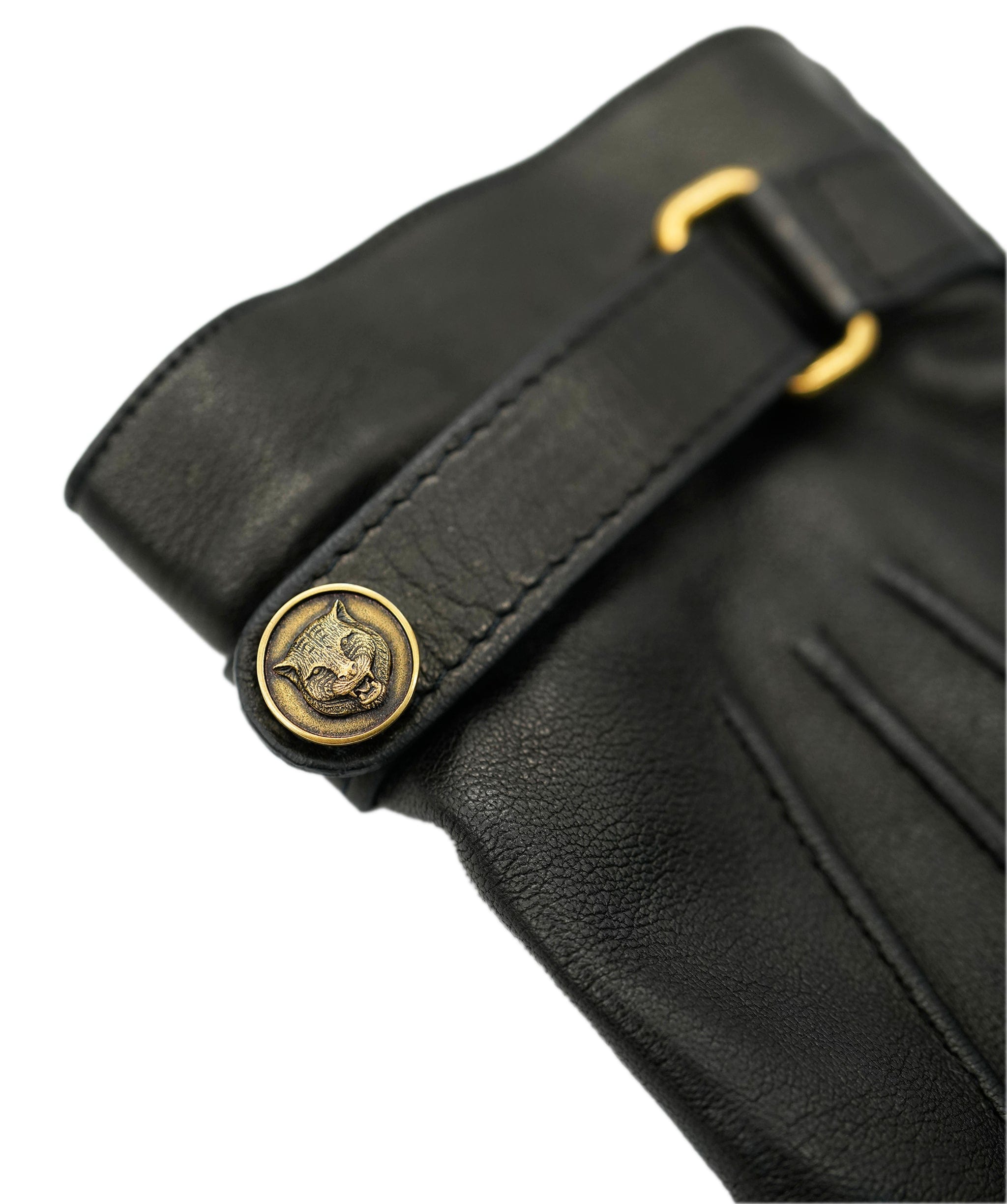 Gucci Gucci Black Leather Gloves ALC1777