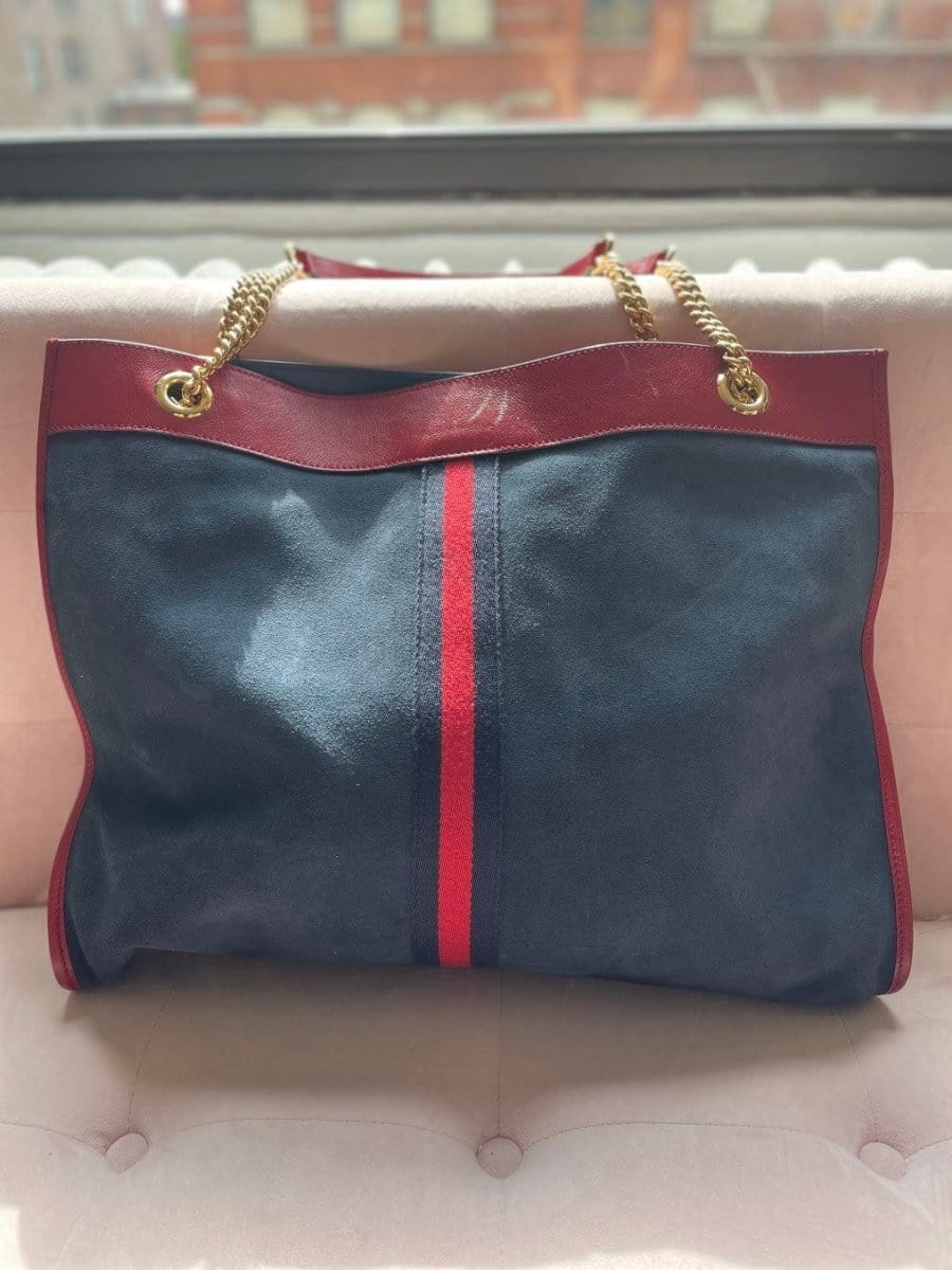 71130 Gucci Large Yankees Tote Bag