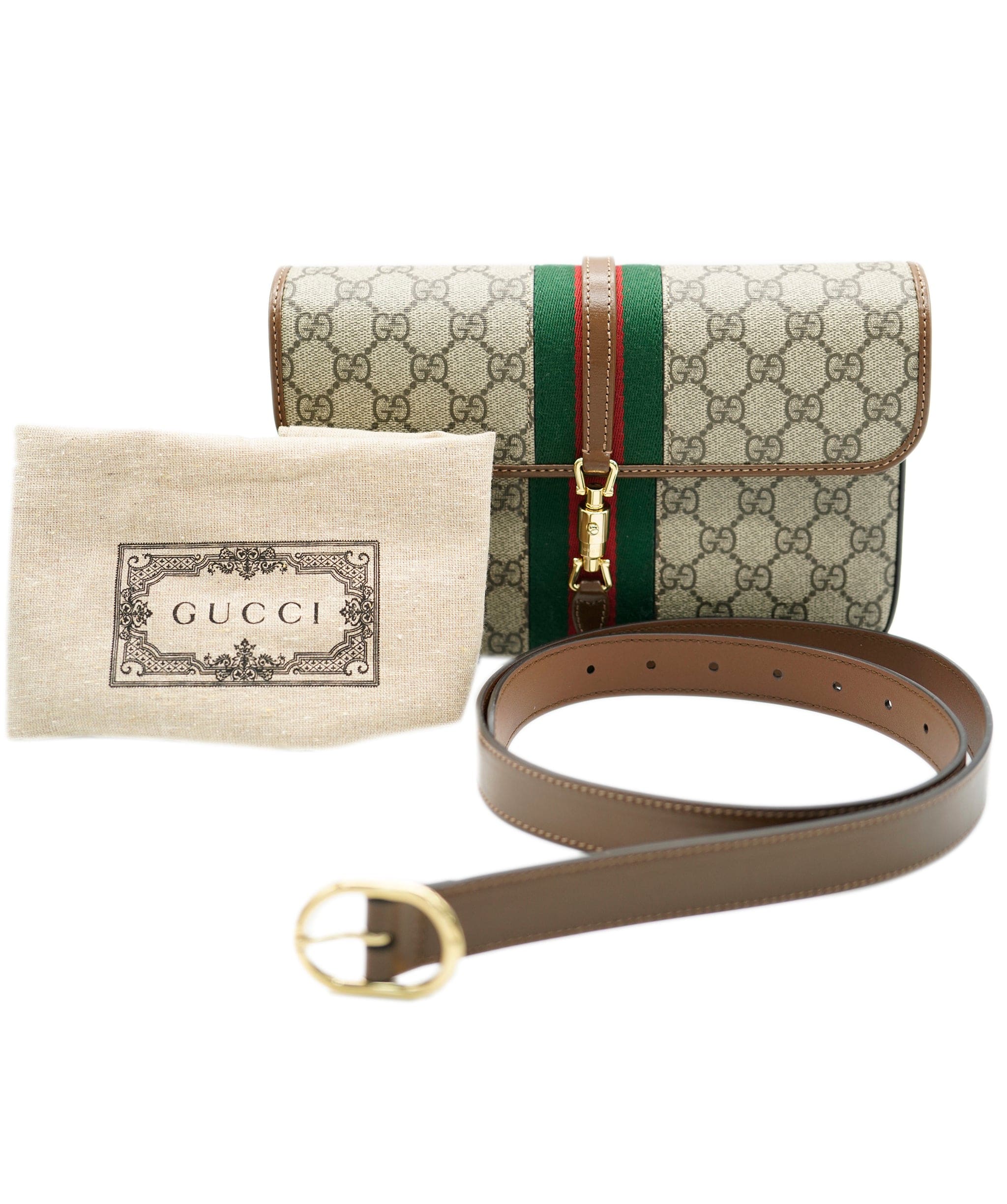 Gucci Gucci Beige GG JAckie 1961 Belt Bag ASC2316