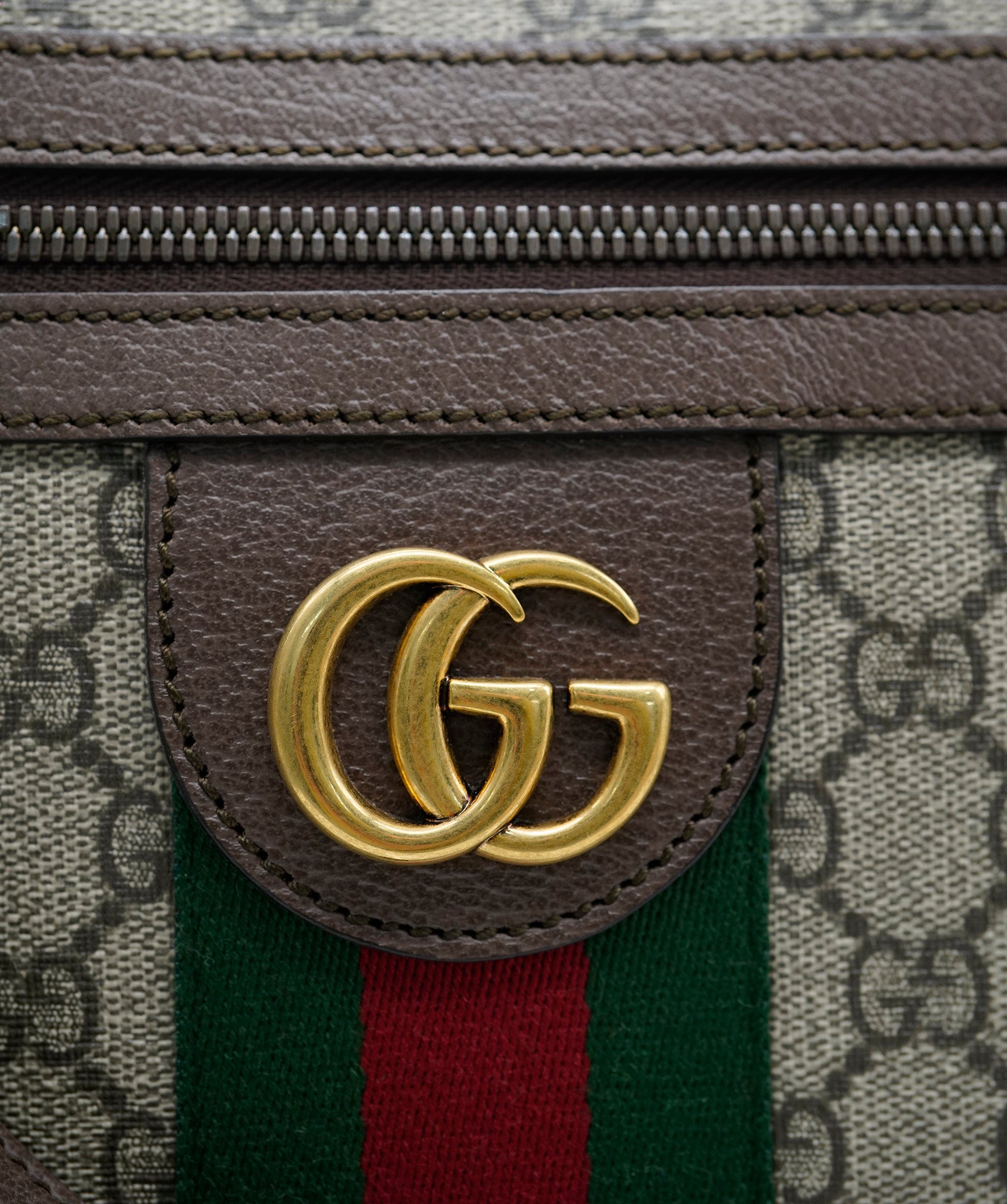 Gucci Gucci Beige GG Supreme Small Ophidia Messenger ABC0182