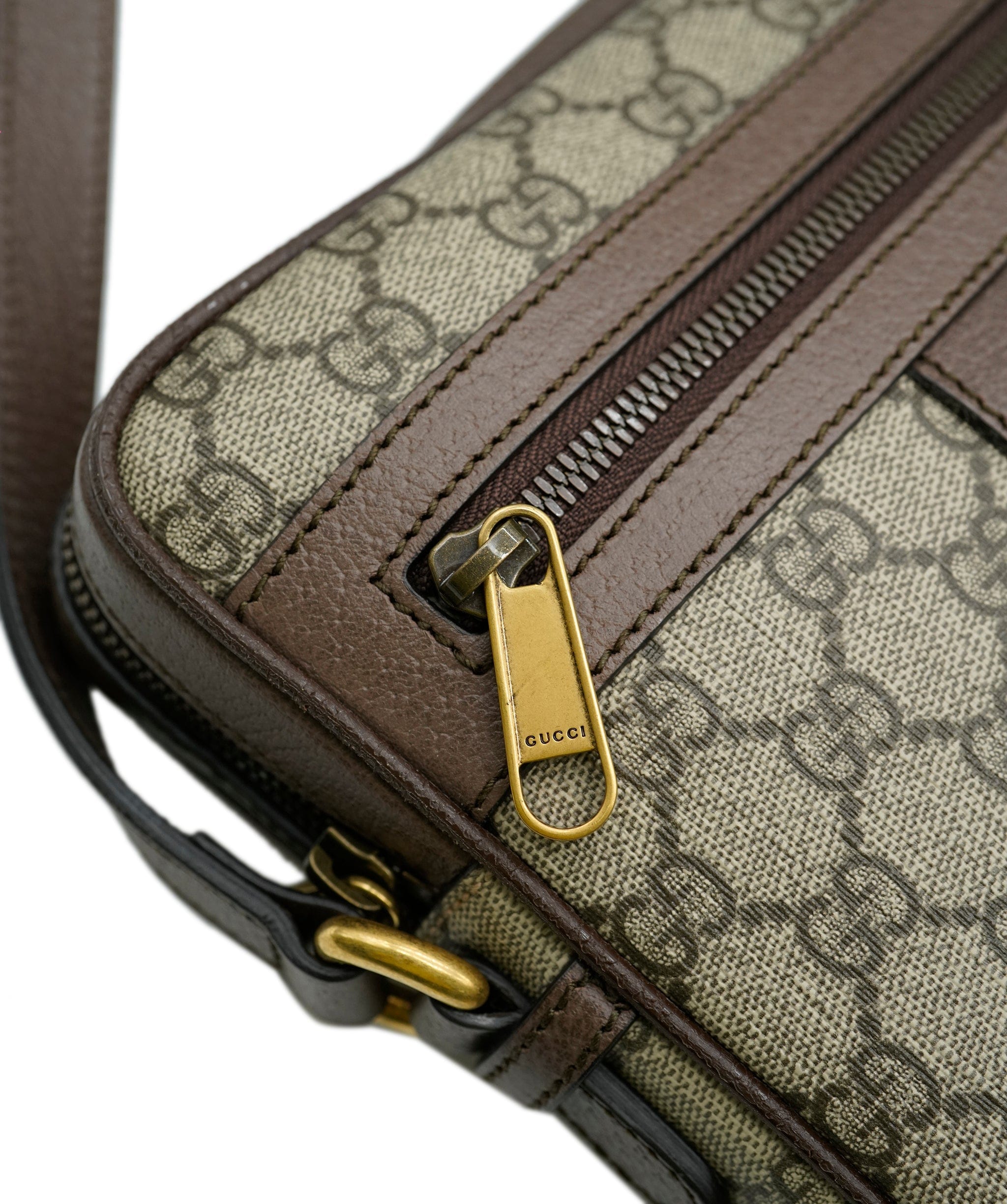 Gucci Gucci Beige GG Supreme Small Ophidia Messenger ABC0182