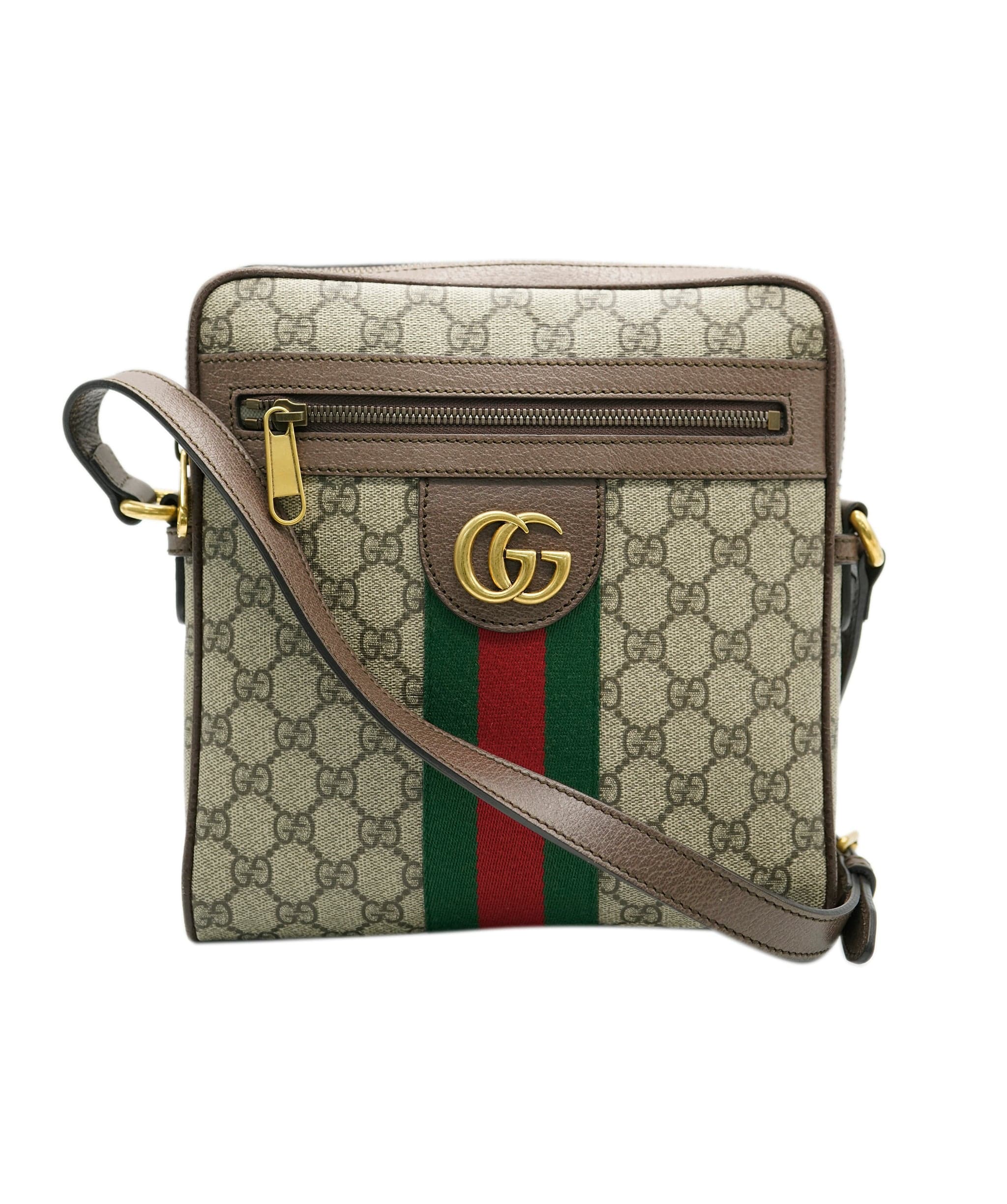 Gucci Gucci Beige GG Supreme Small Ophidia Messenger ABC0182