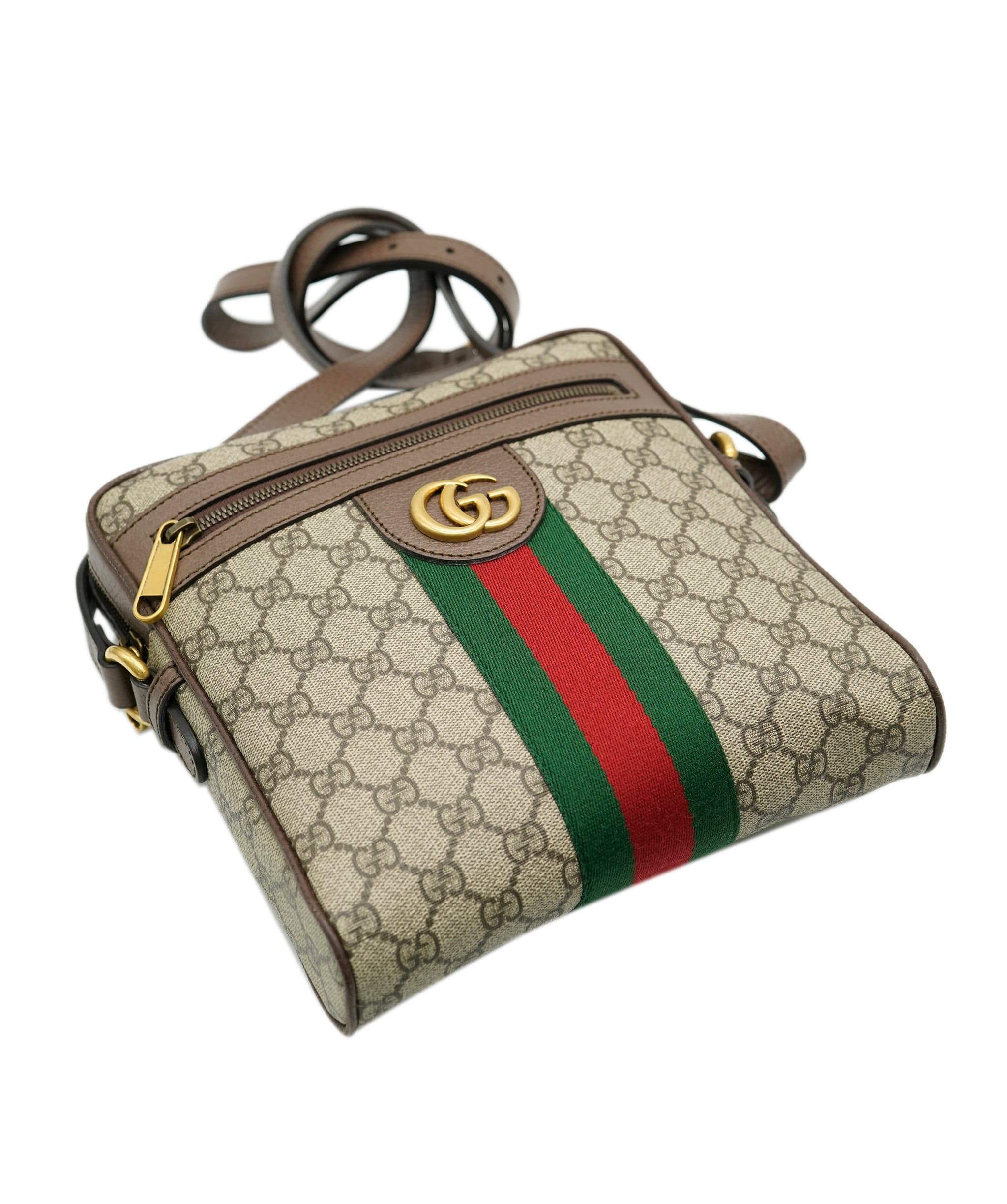 Gucci Gucci Beige GG Supreme Small Ophidia Messenger ABC0182