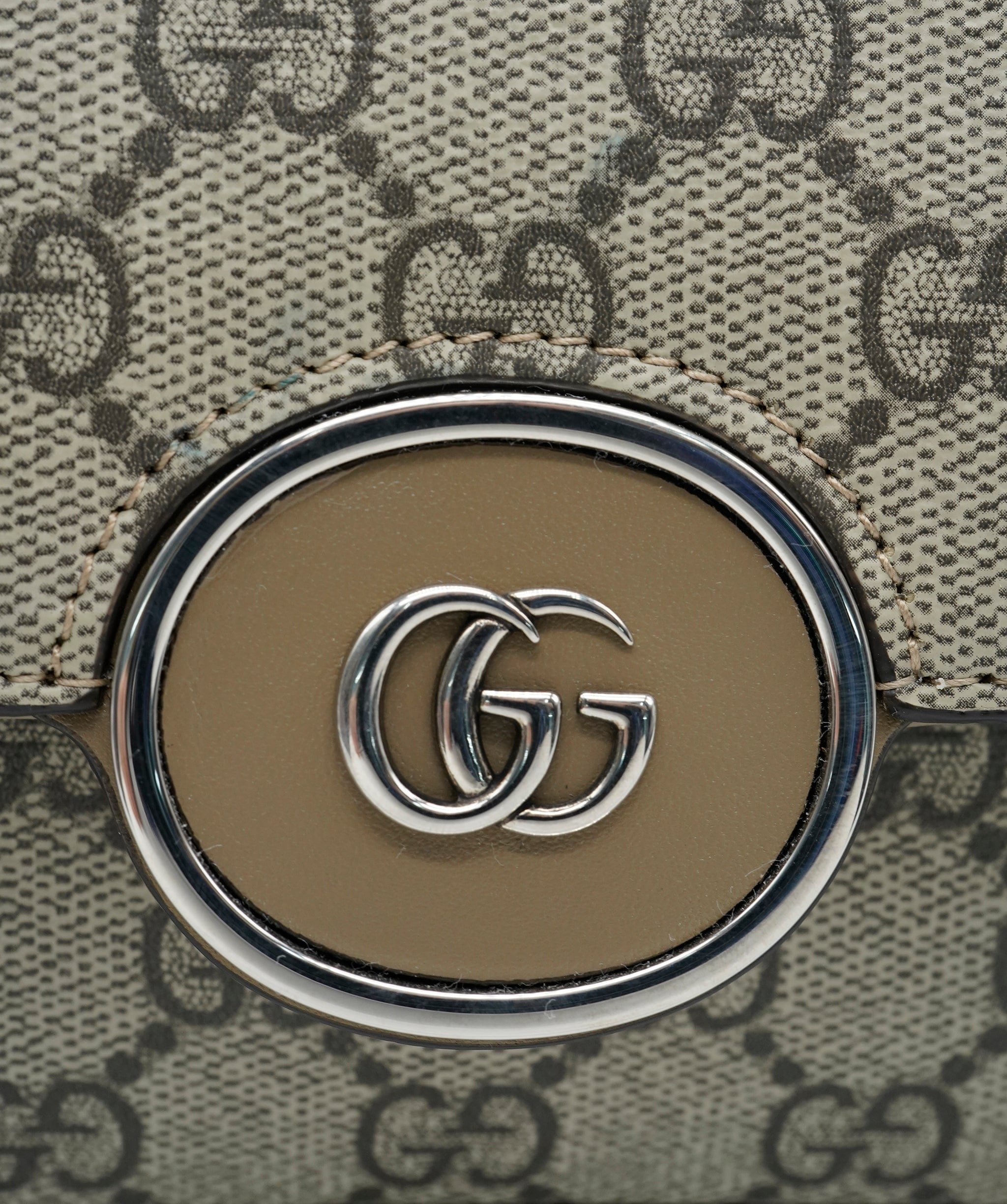 Gucci Gucci Beige GG Supreme Super Mini Petite GG Top Handle ABC0870