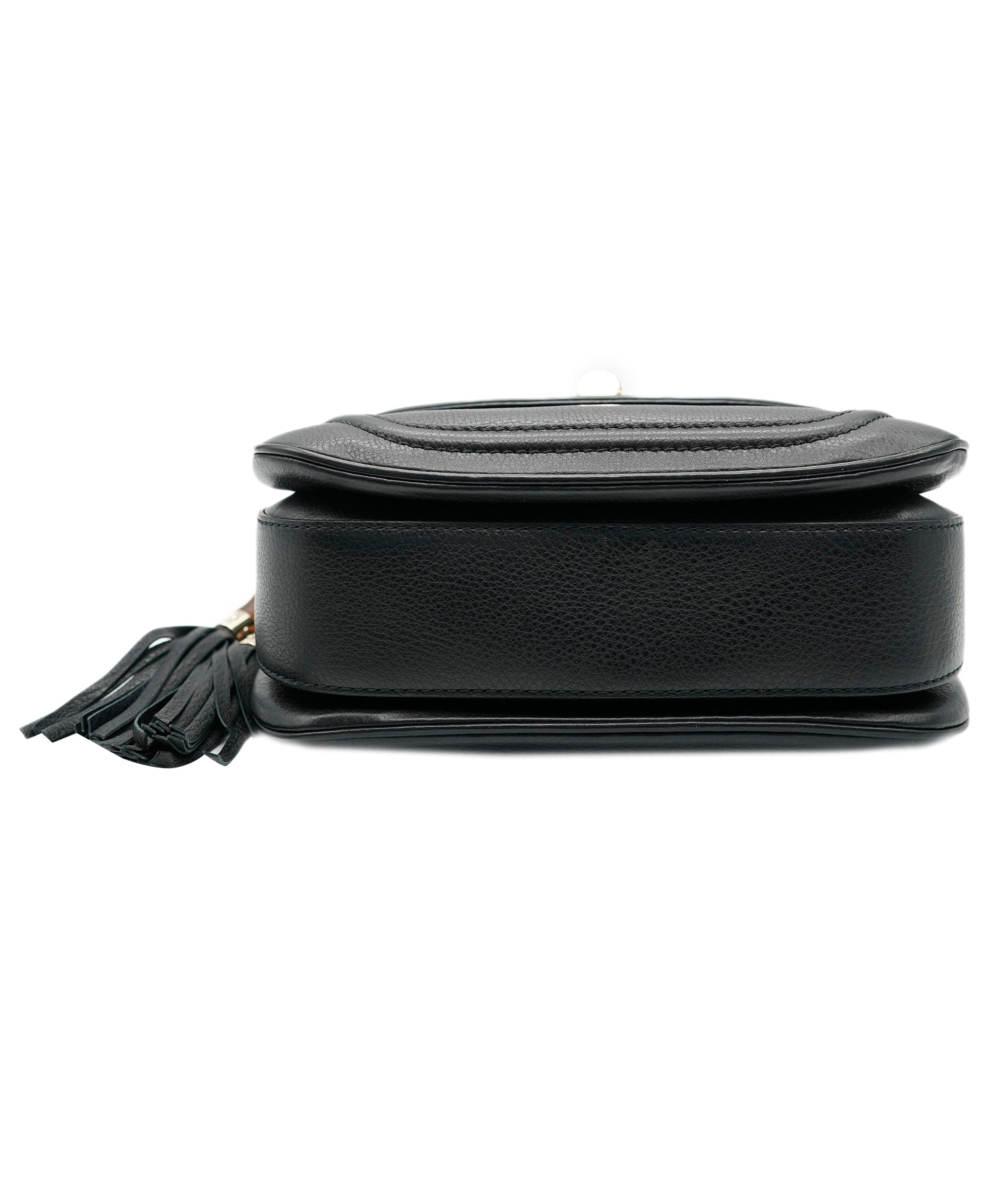 Gucci Gucci Black Bamboo Top Handle Bag - AJC0331