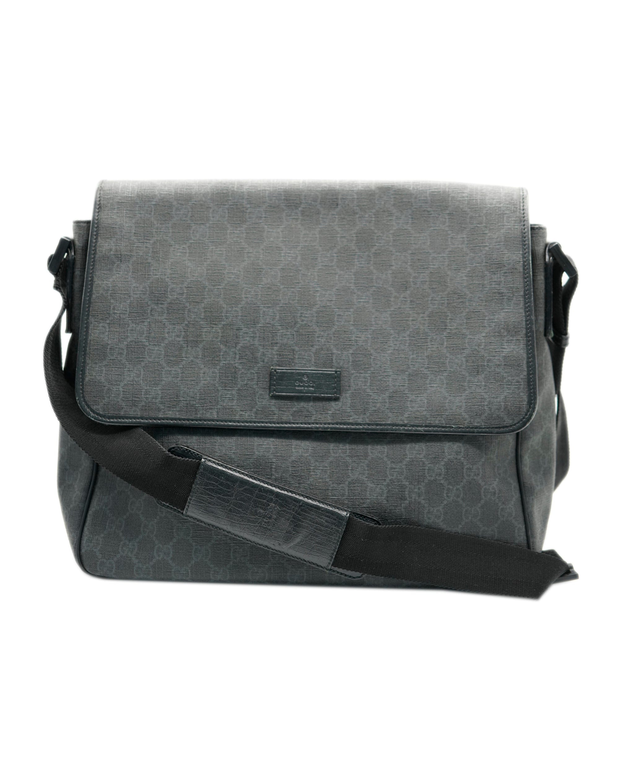 Gucci Gucci Black Coated Canvas Crossbody ALC0814