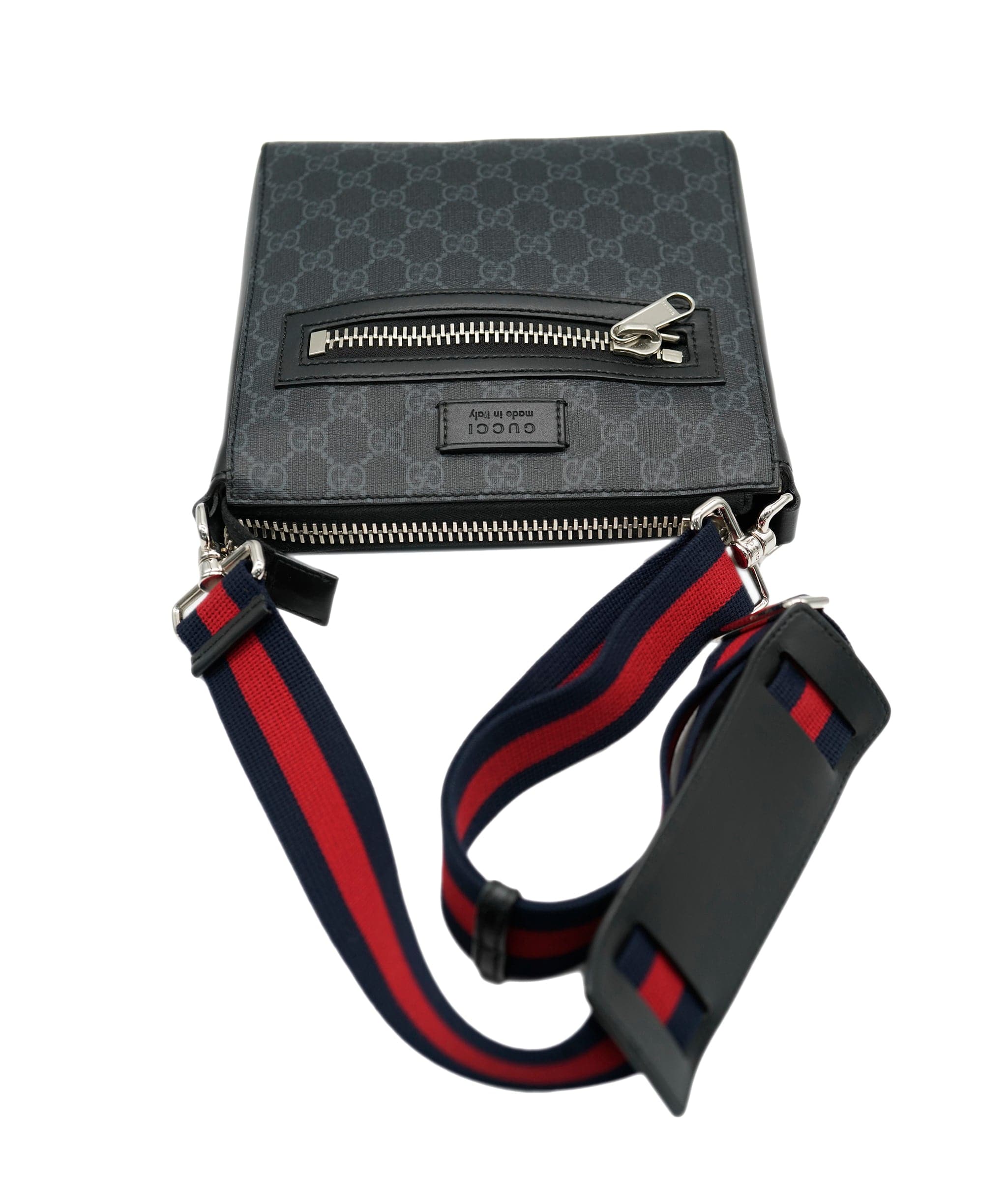 Gucci Gucci Black GG Canvas MessengerASC2300