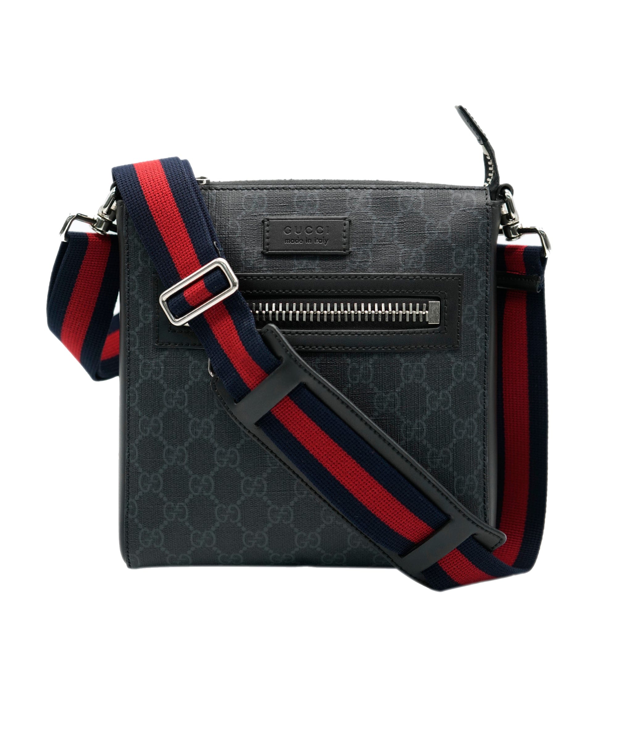 Gucci Gucci Black GG Canvas MessengerASC2300