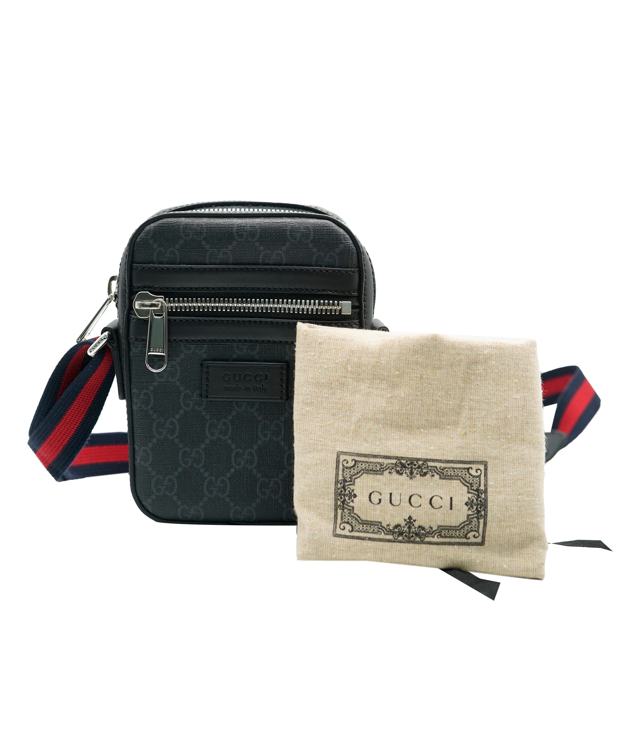 Gucci Gucci Black GG mini messenger ASC2308