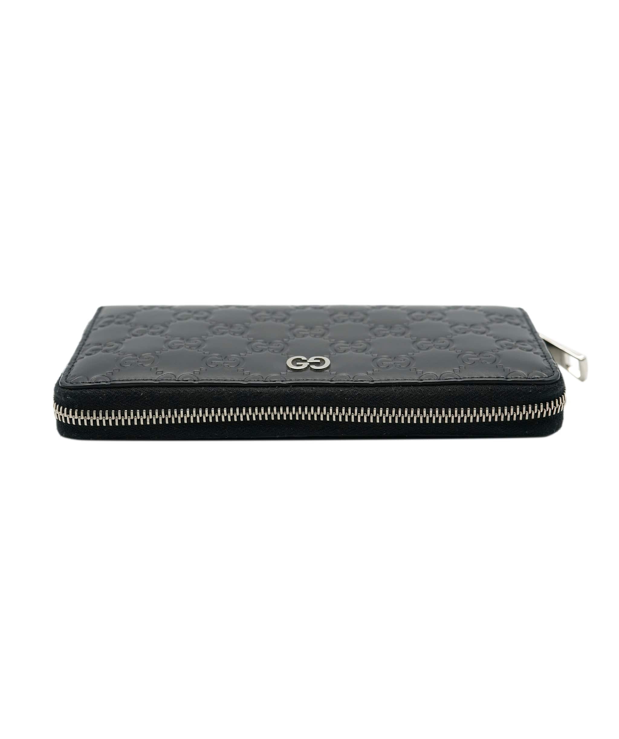 Gucci Gucci Black Guccissima Wallet  ALC0967