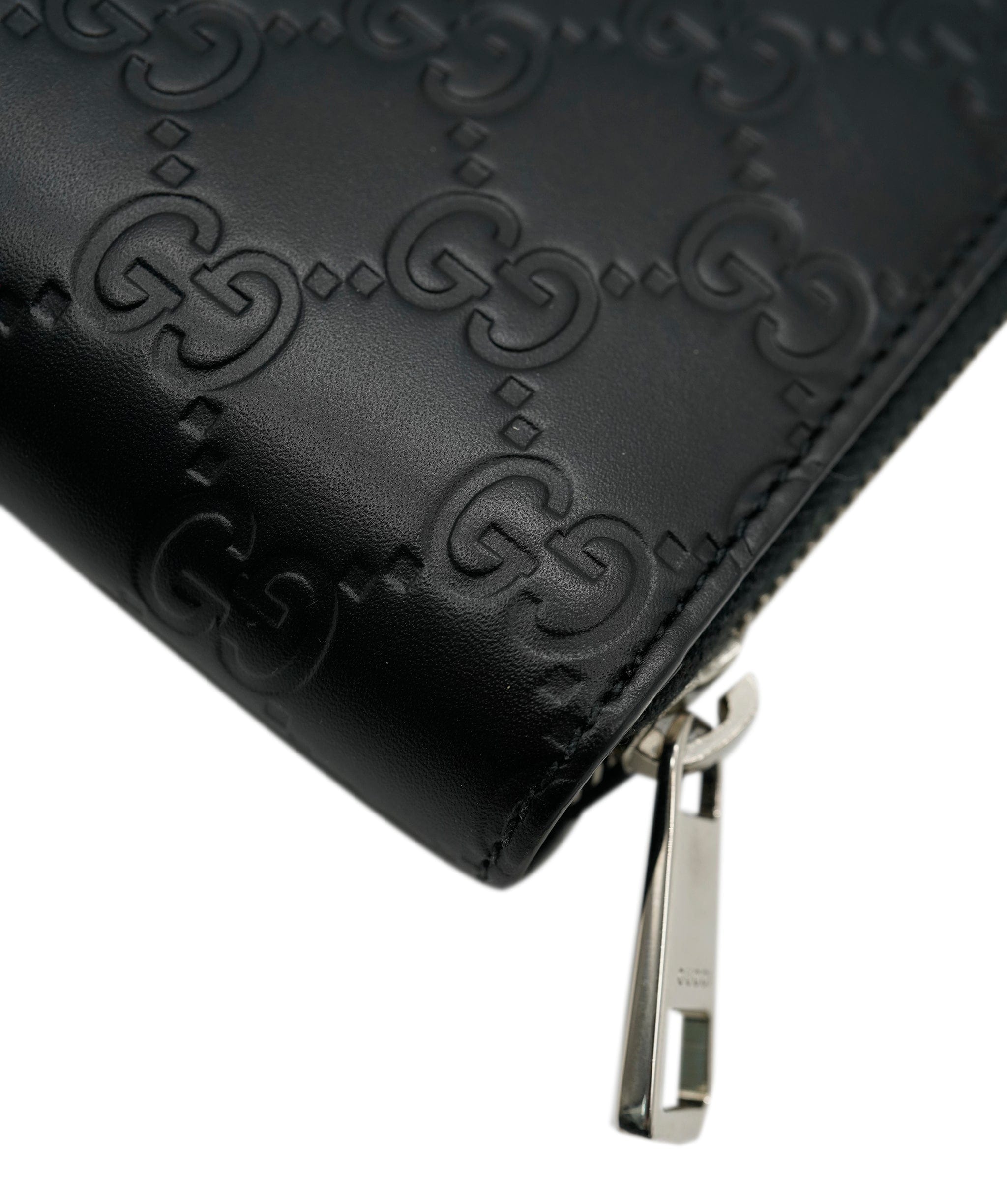 Gucci Gucci Black Guccissima Wallet  ALC0967