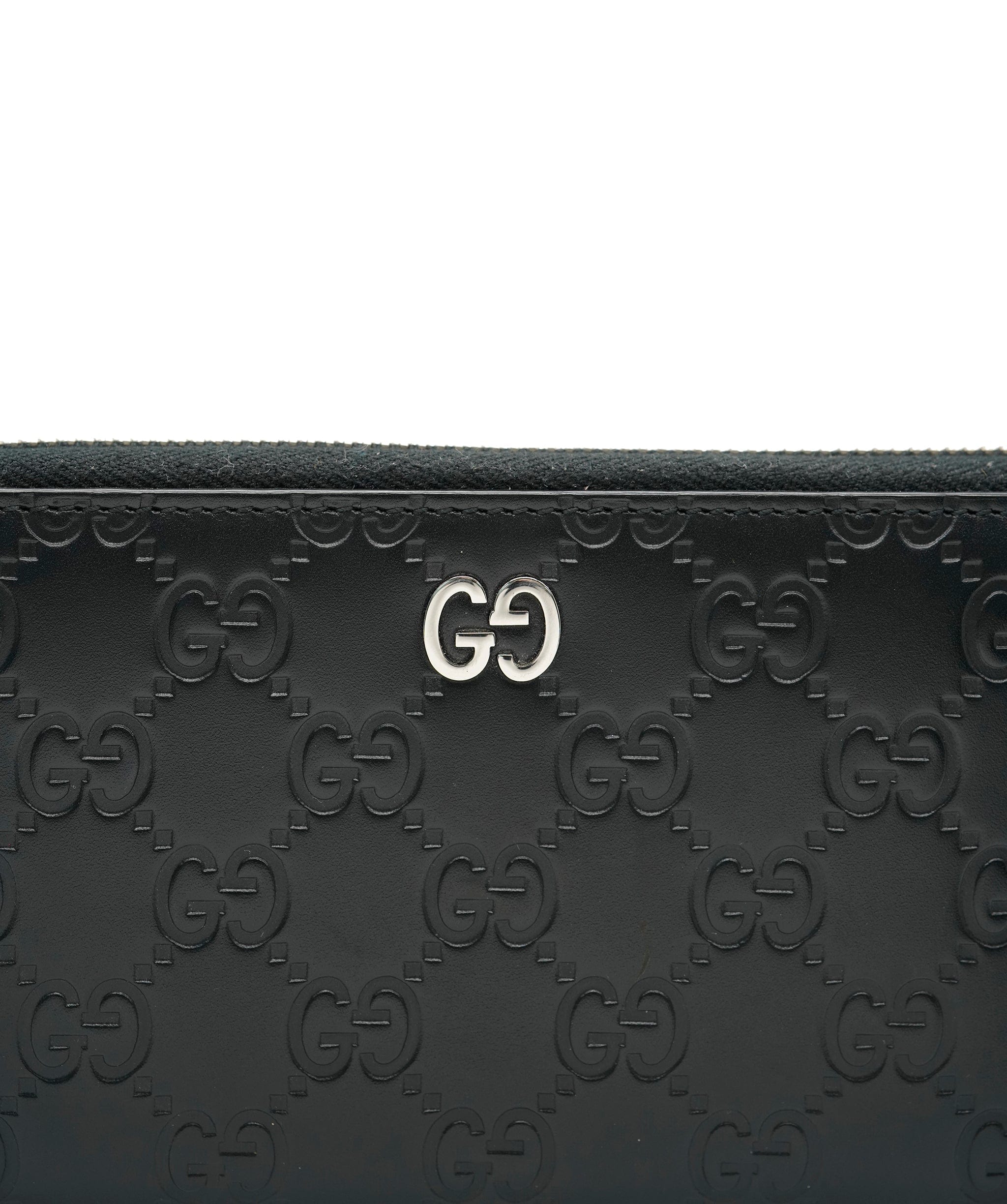 Gucci Gucci Black Guccissima Wallet  ALC0967