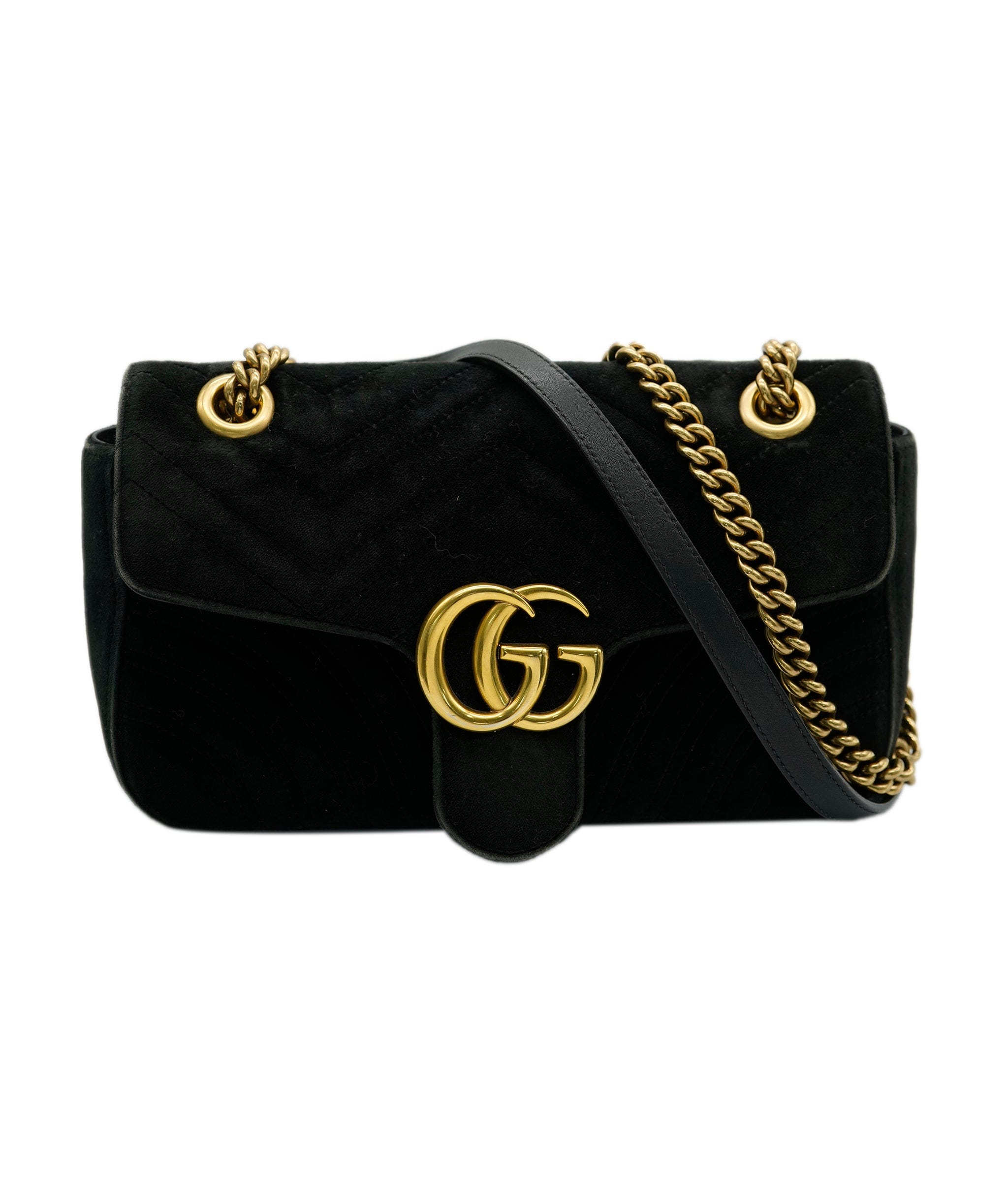 Gucci Gucci black velvet marmont ALC0561