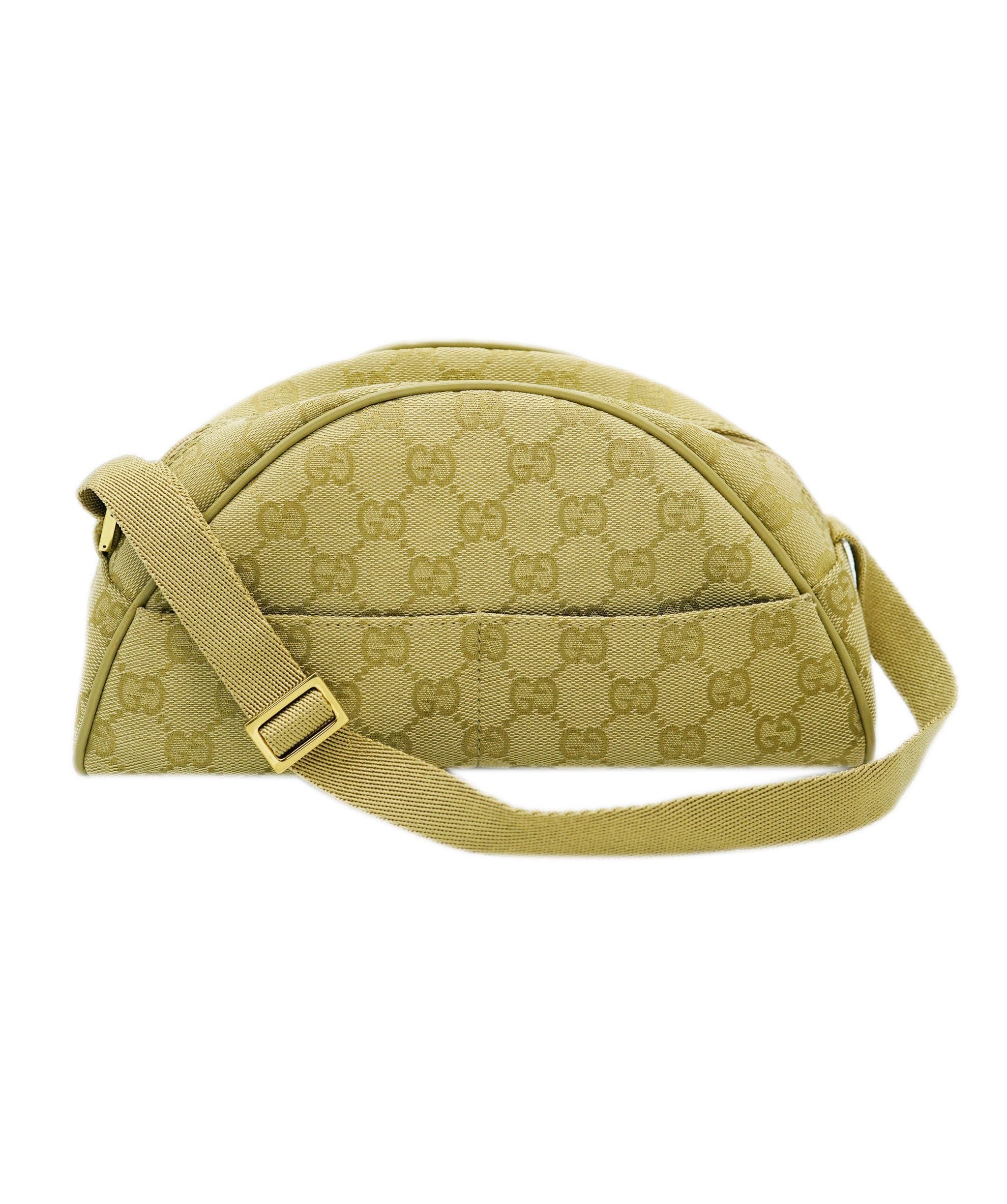 Gucci Gucci CC canvas half moon beige bag  ALC1628