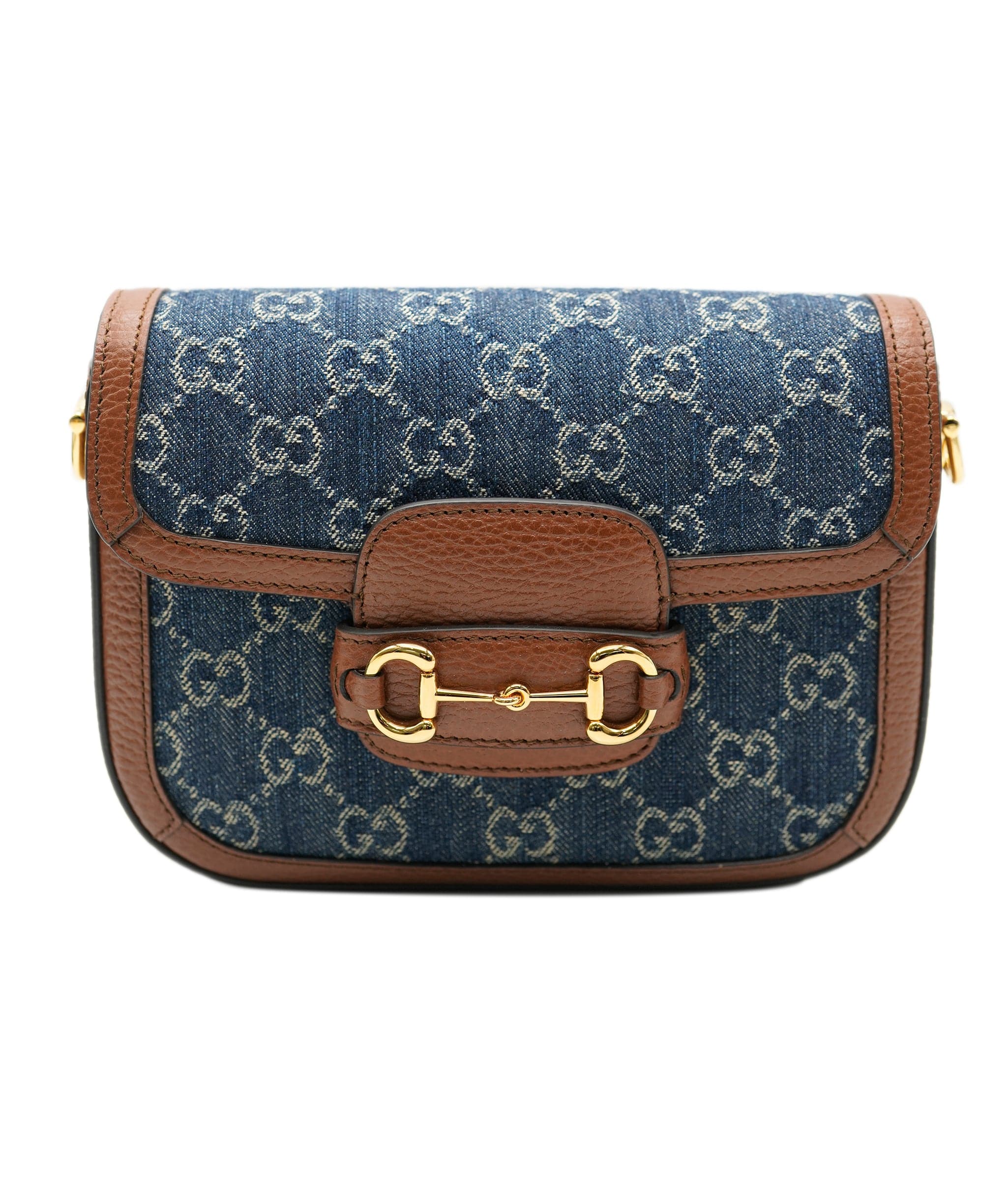 Gucci Gucci Denim Horsebit Crossbody  ALC1154