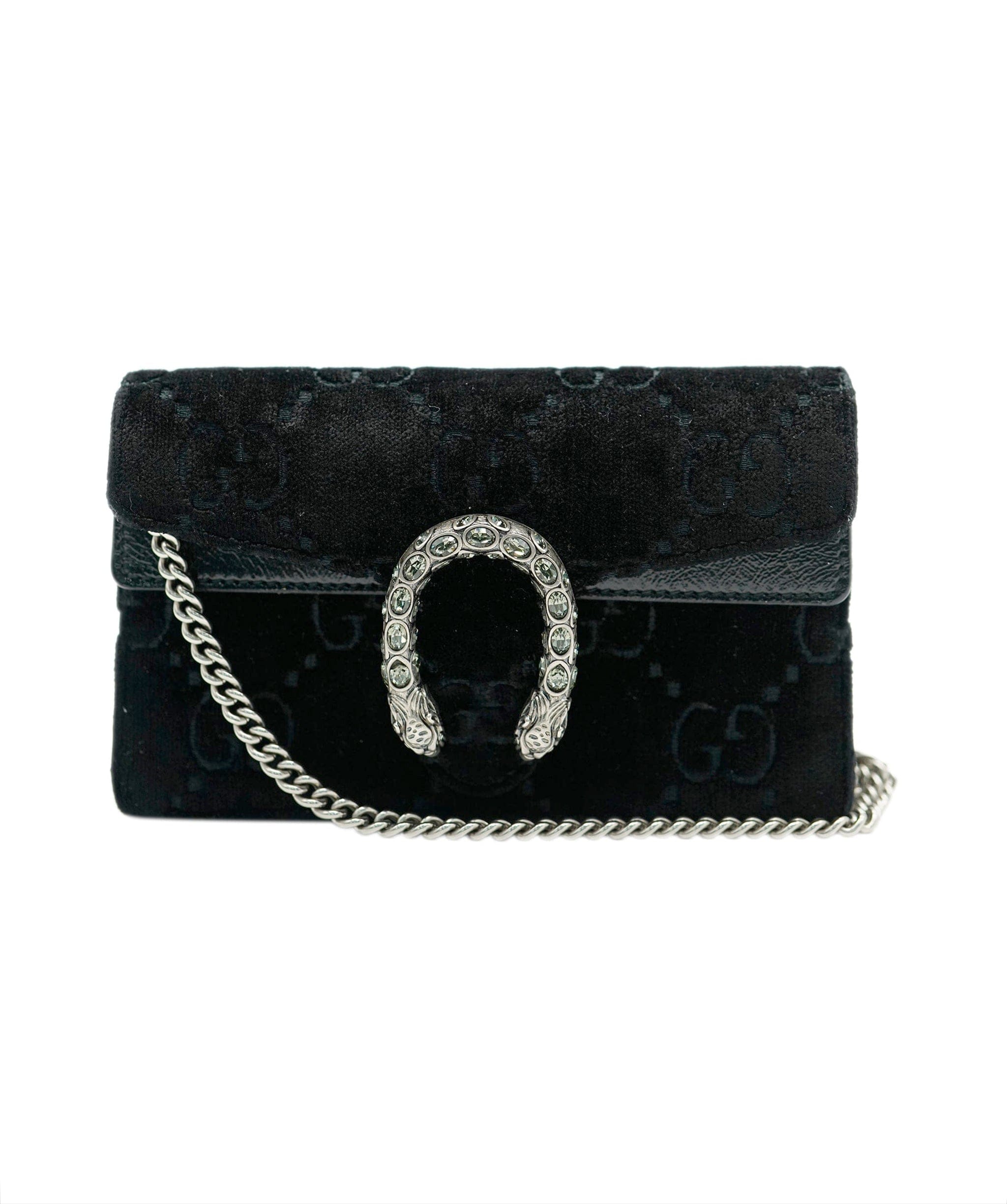 Gucci Gucci Dyonisus super mini velvet crossbody  ASC2296