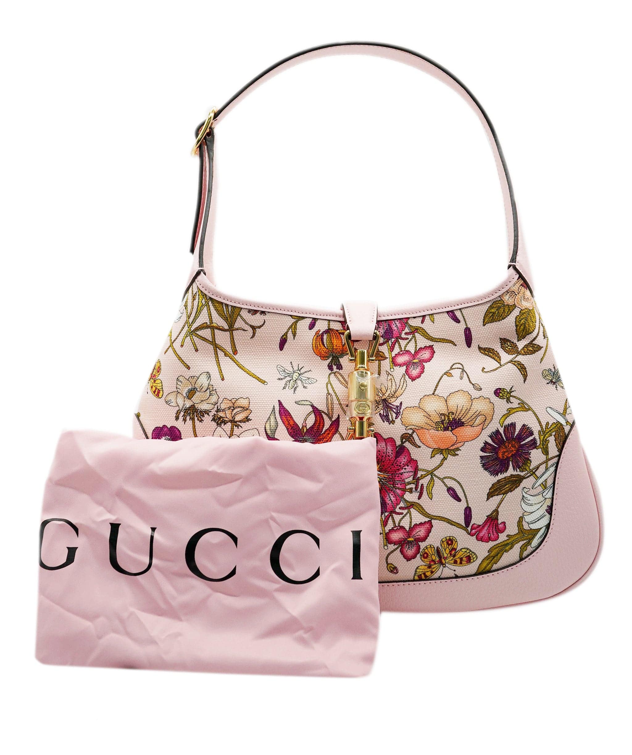 Gucci Gucci floral pink jackie  AVL1166