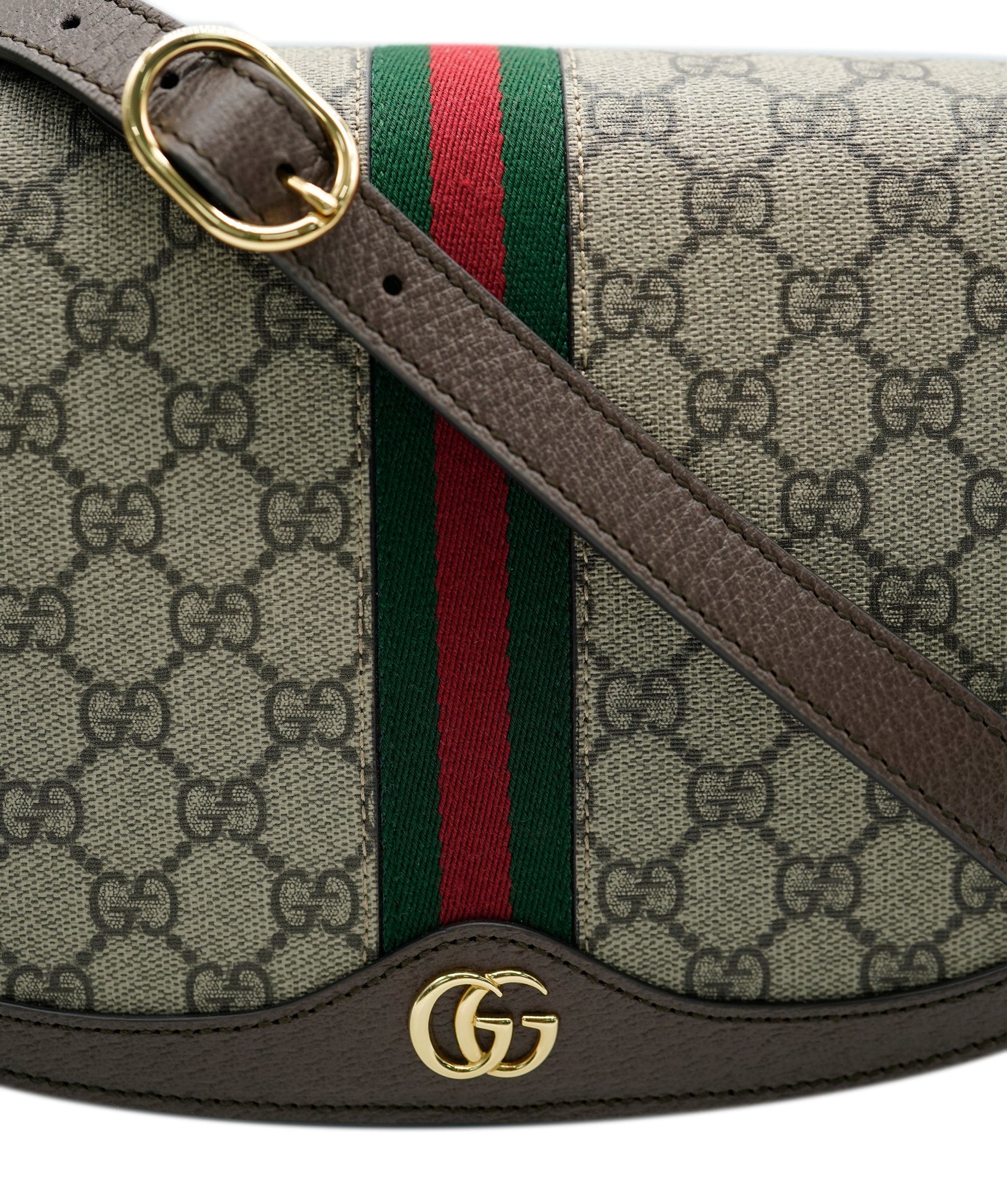 Gucci Gucci GG Supreme Monogram Ophidia Small Flap Messenger ASC2319