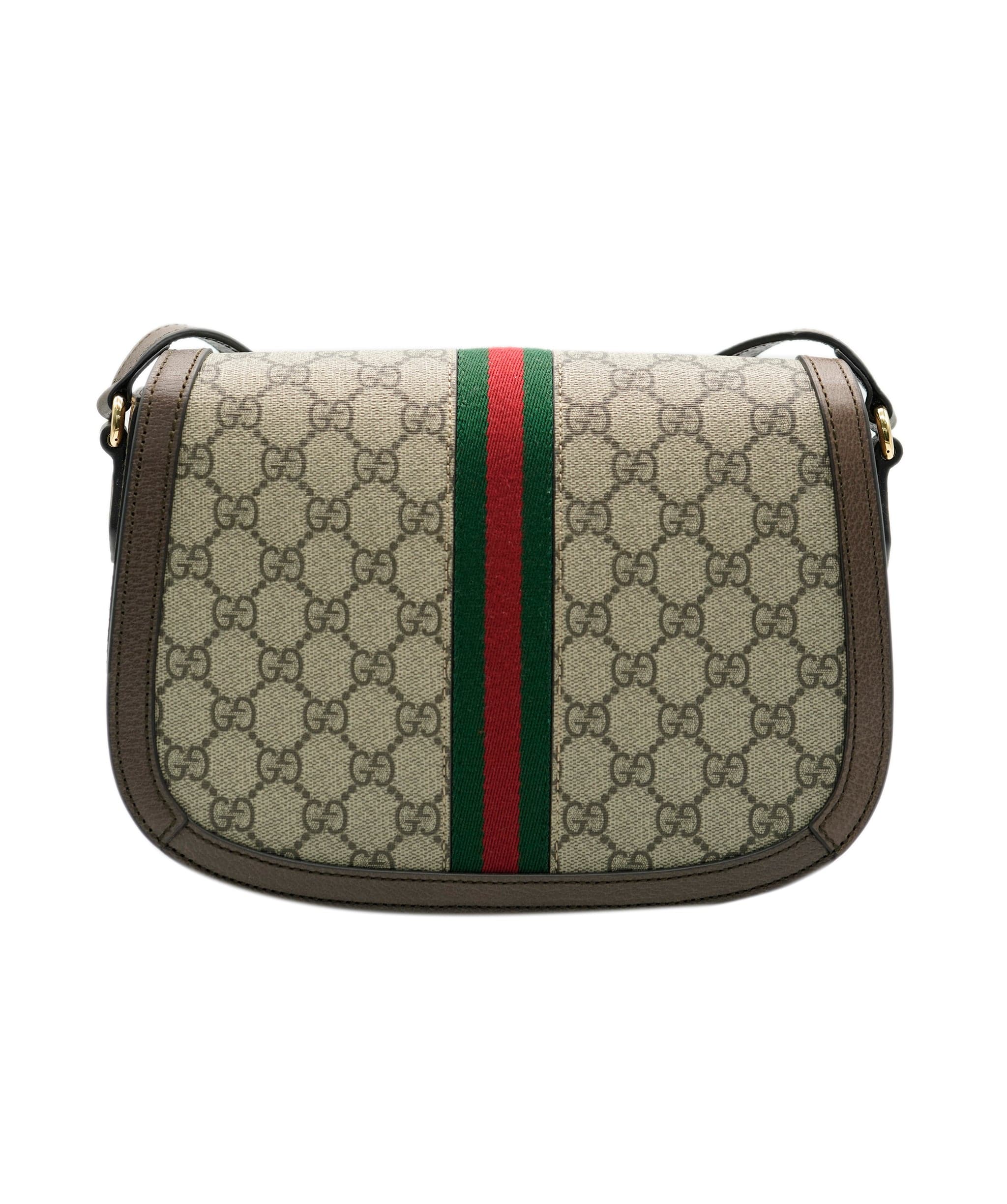 Gucci Gucci GG Supreme Monogram Ophidia Small Flap Messenger ASC2319