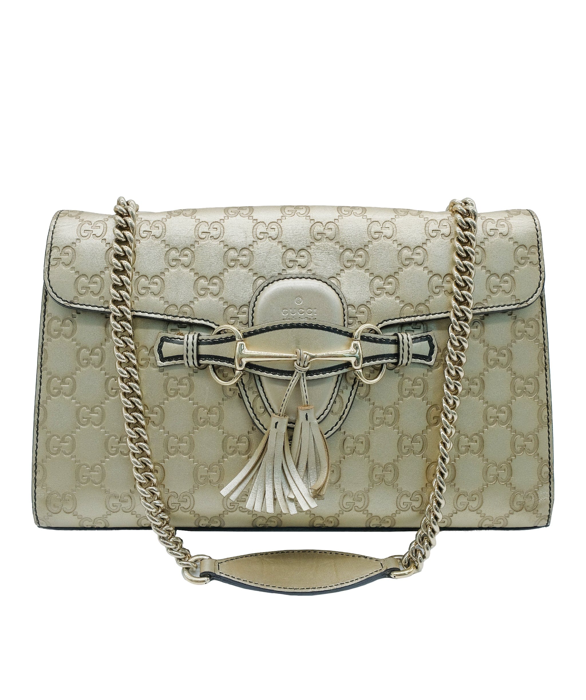 Gucci Gucci Gold Shoulder Bag (Dust bag) RJC2554