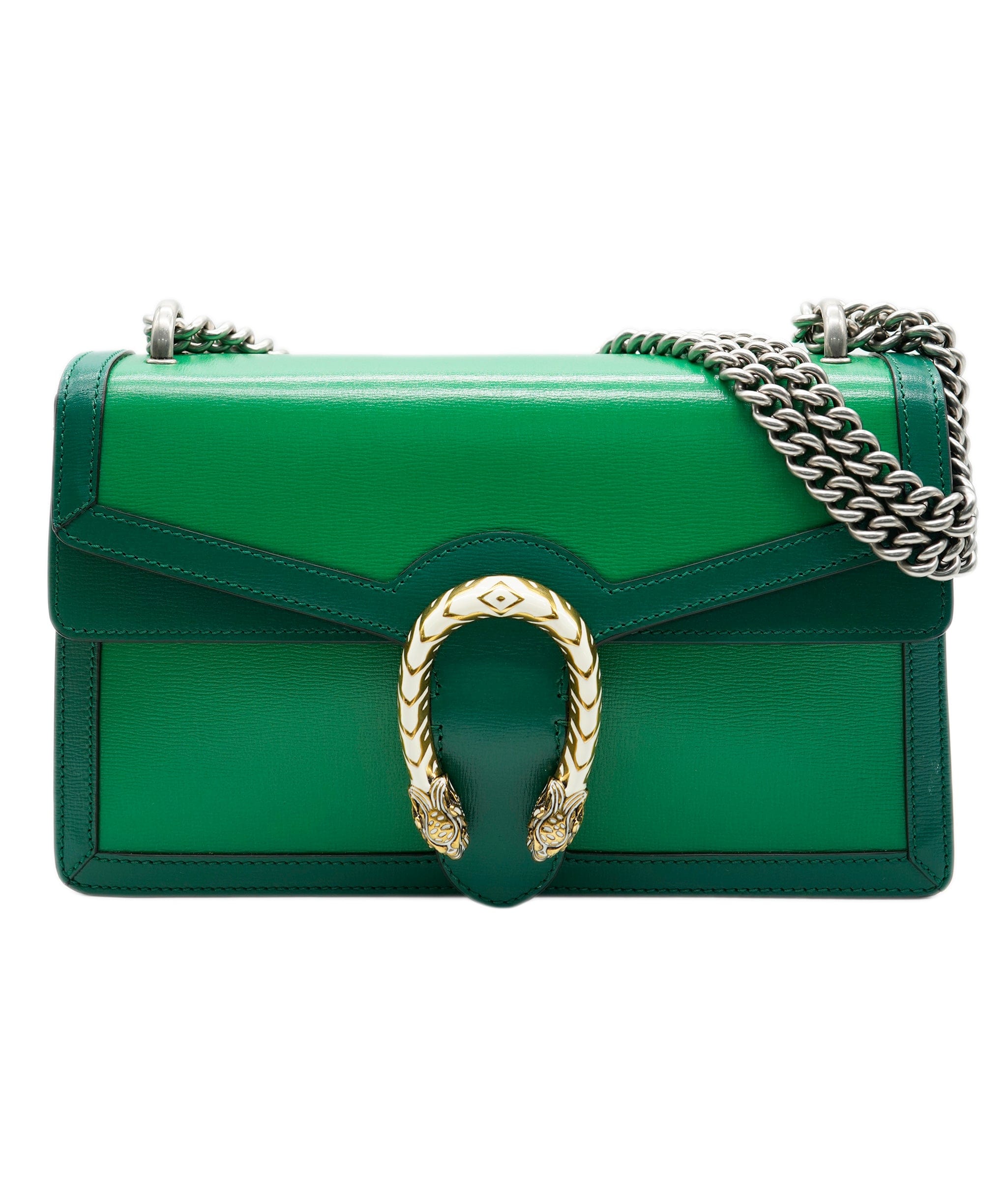 Gucci Gucci Green Bi-Colour Leather Small Dionysus ASC4181