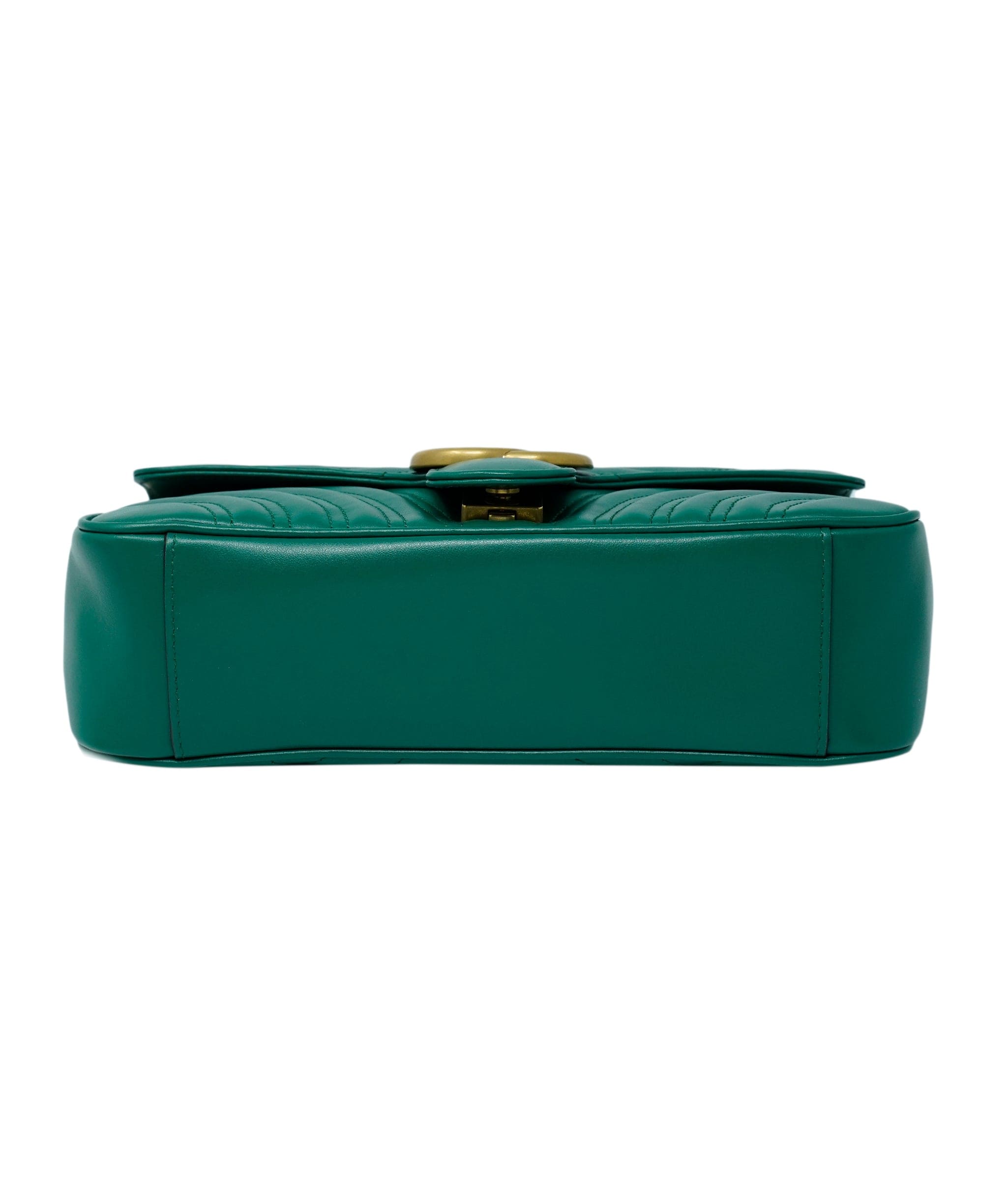 Gucci Gucci Green Leather Small Marmont ASC2341