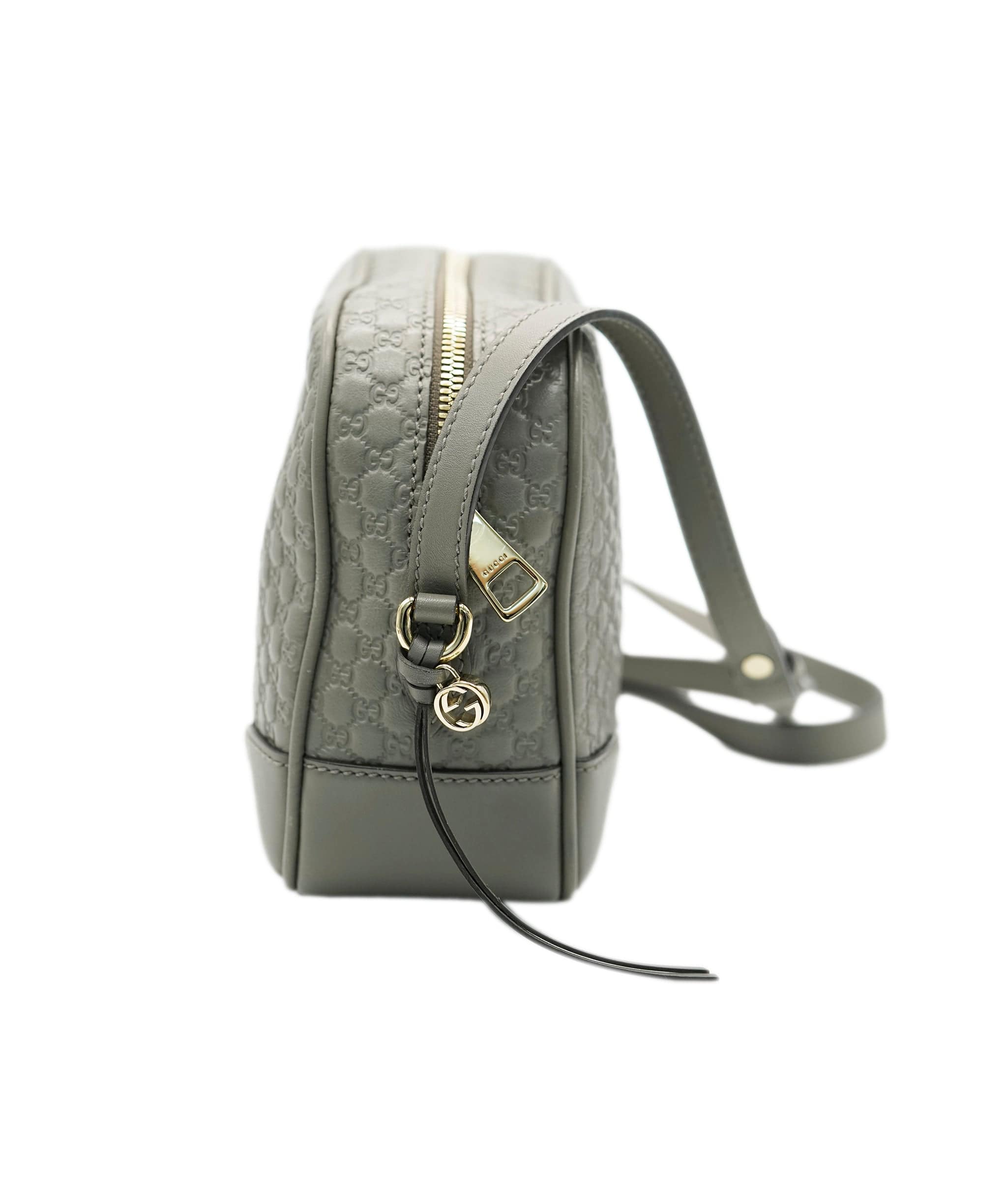 Gucci Gucci Grey leather camera guccissima bag  AVC2099