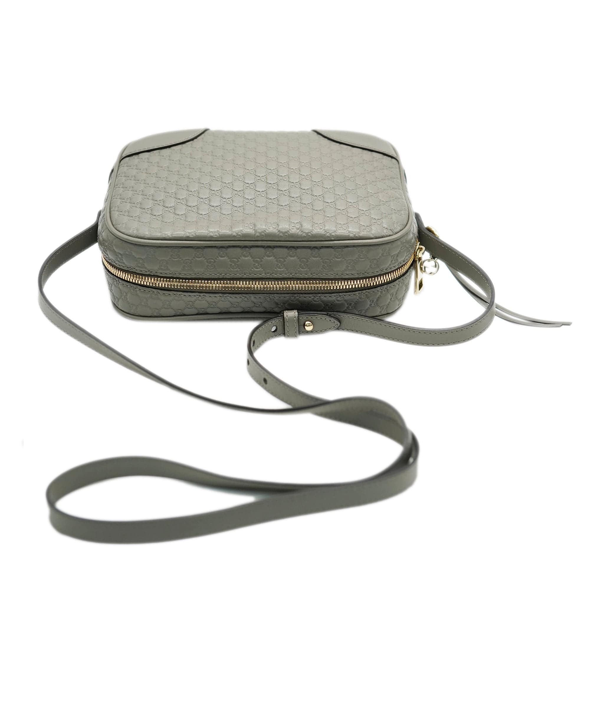 Gucci Gucci Grey leather camera guccissima bag  AVC2099