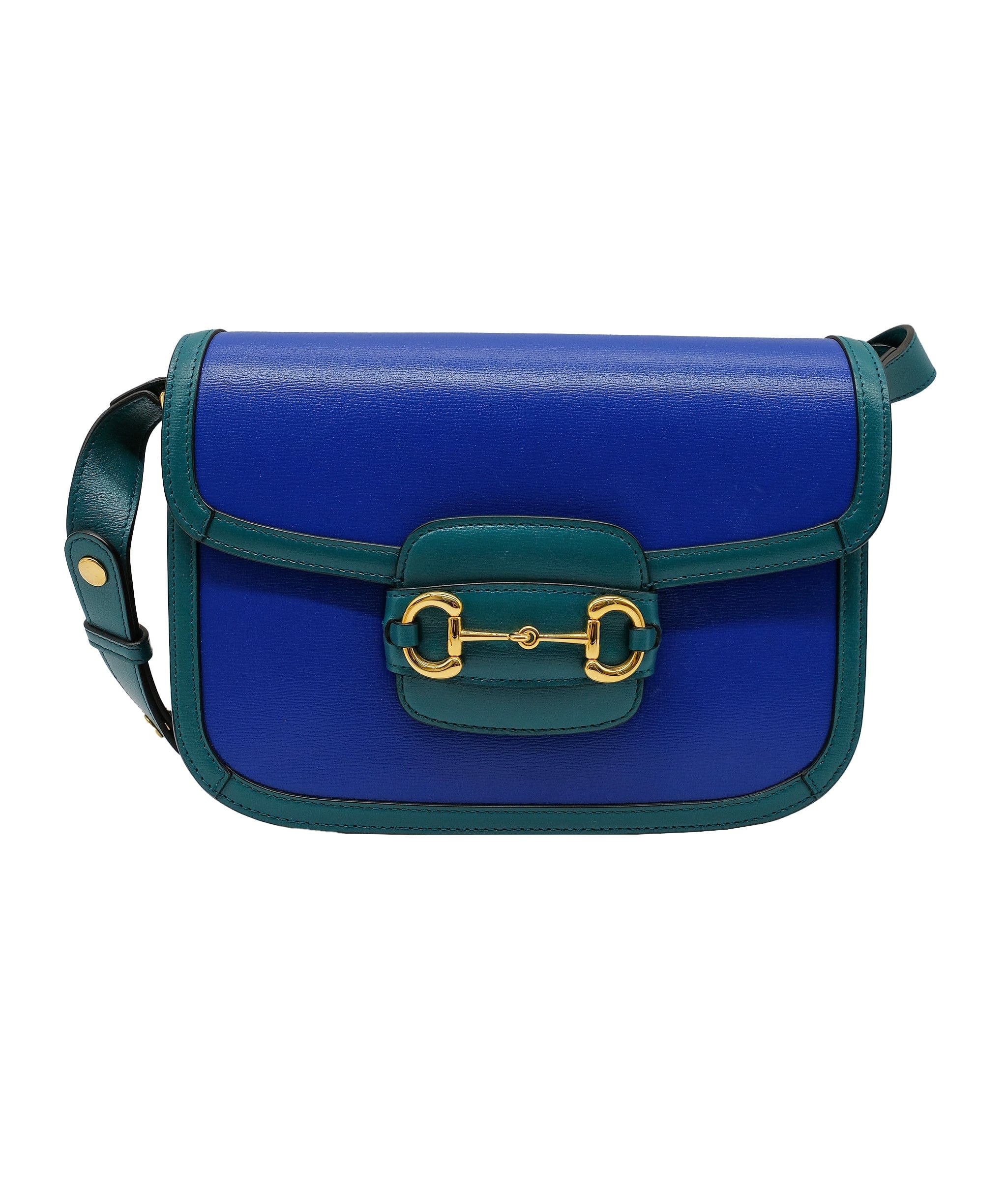 Gucci Gucci Horsebit 1955 Blue/green Shoulder bag RJC3733