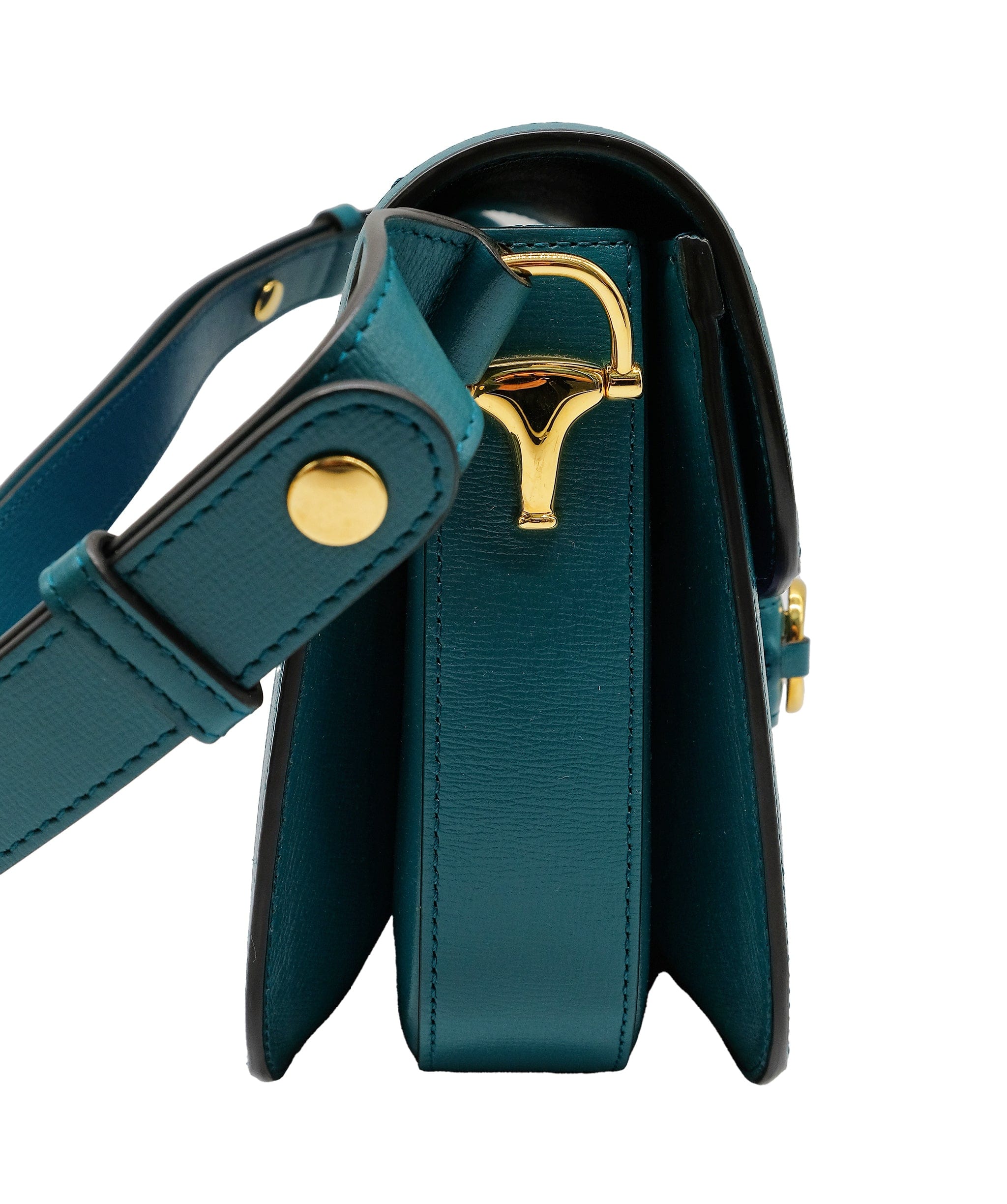 Gucci Gucci Horsebit 1955 Blue/green Shoulder bag RJC3733