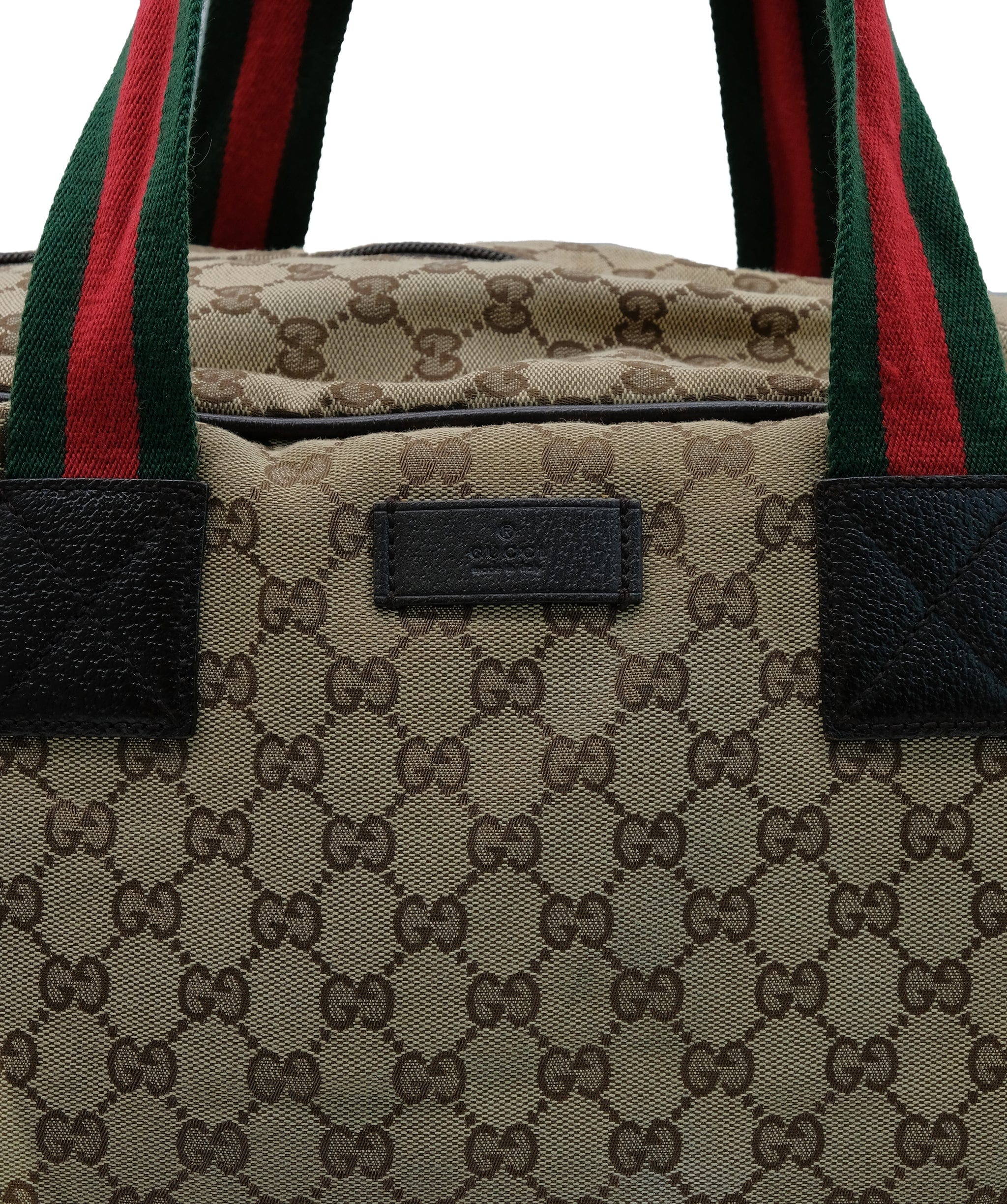 Gucci Gucci Logo Fabric Travel Bag RJC2644