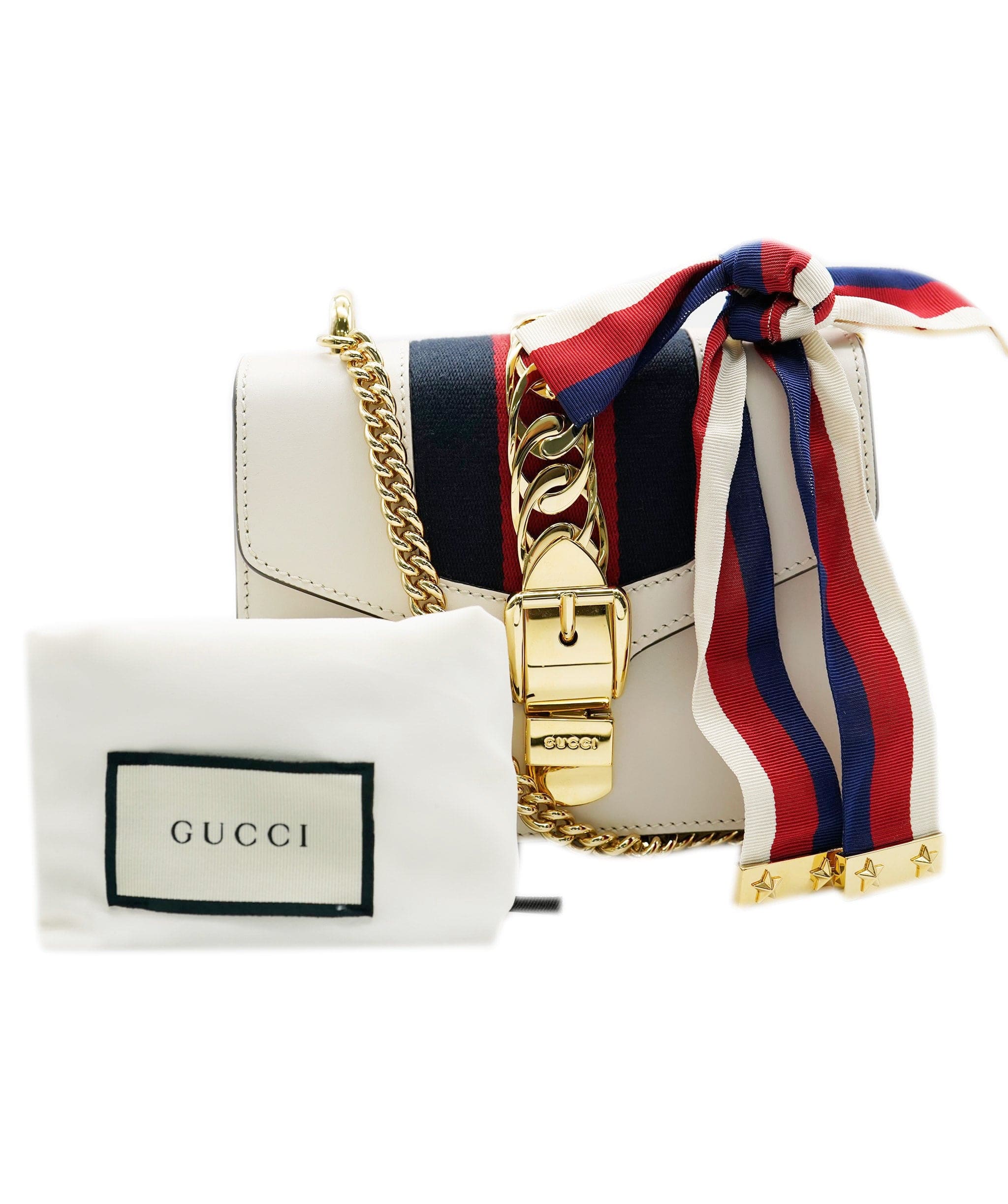 Gucci Gucci Mini Chain Sylvie Leather Bag  ASC4185