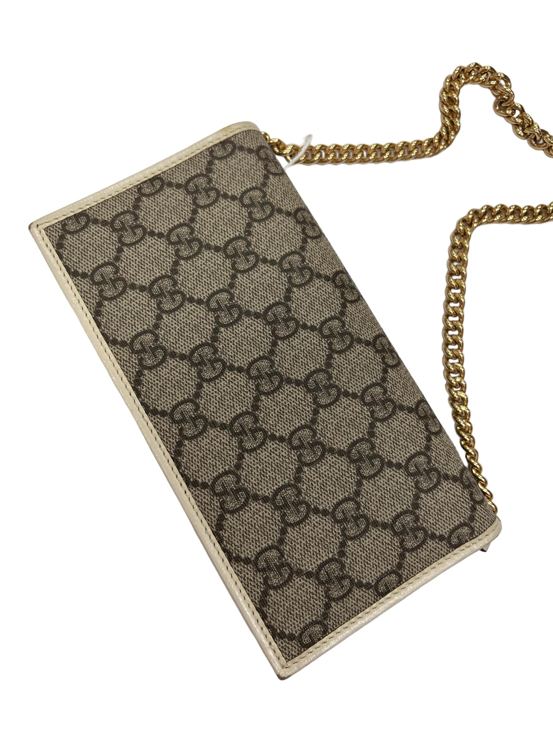 Gucci Gucci Monogram Canvas Wallet on Chain SYCK703