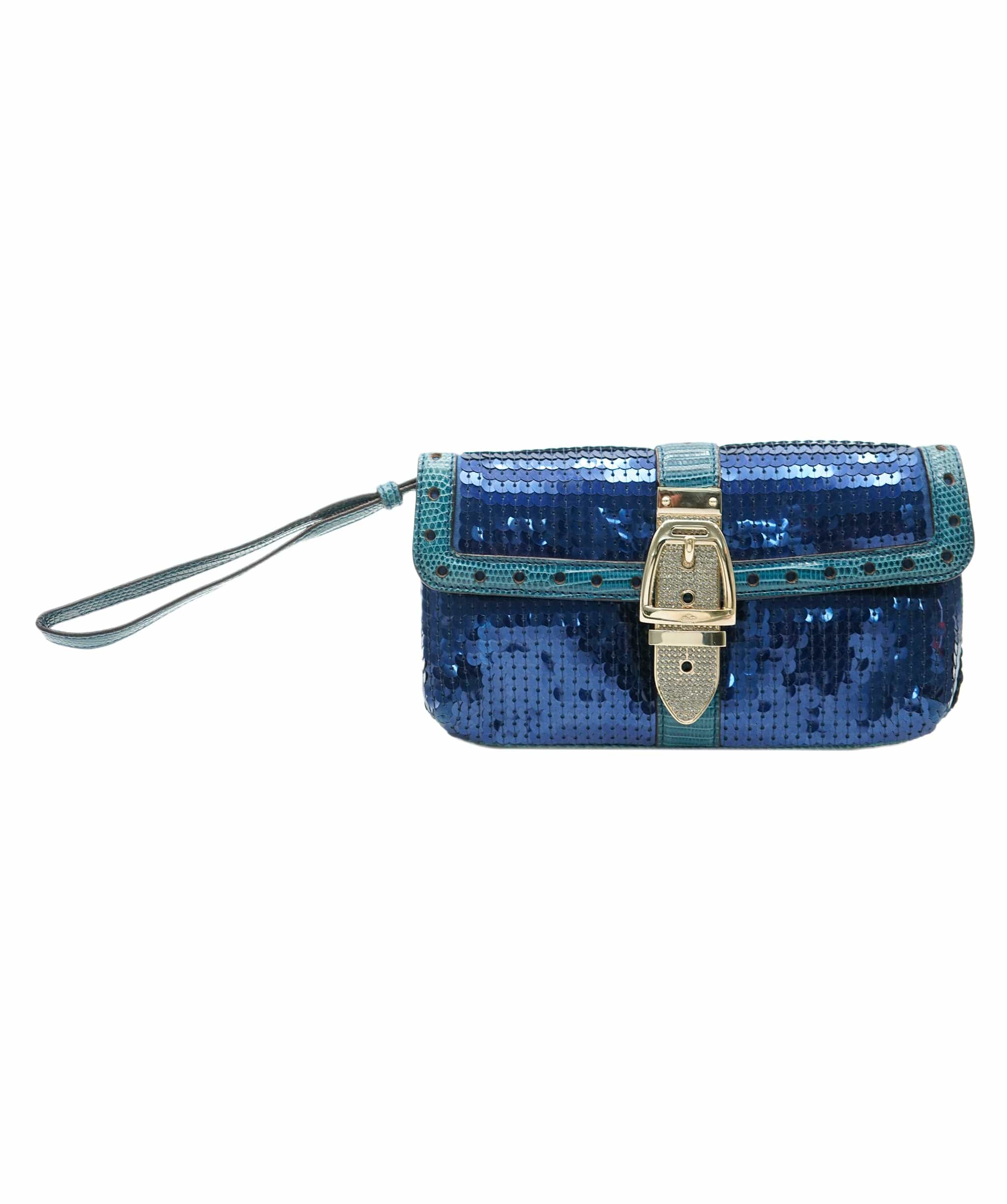 Gucci Gucci Sequin Belted Clutch  ALC1339