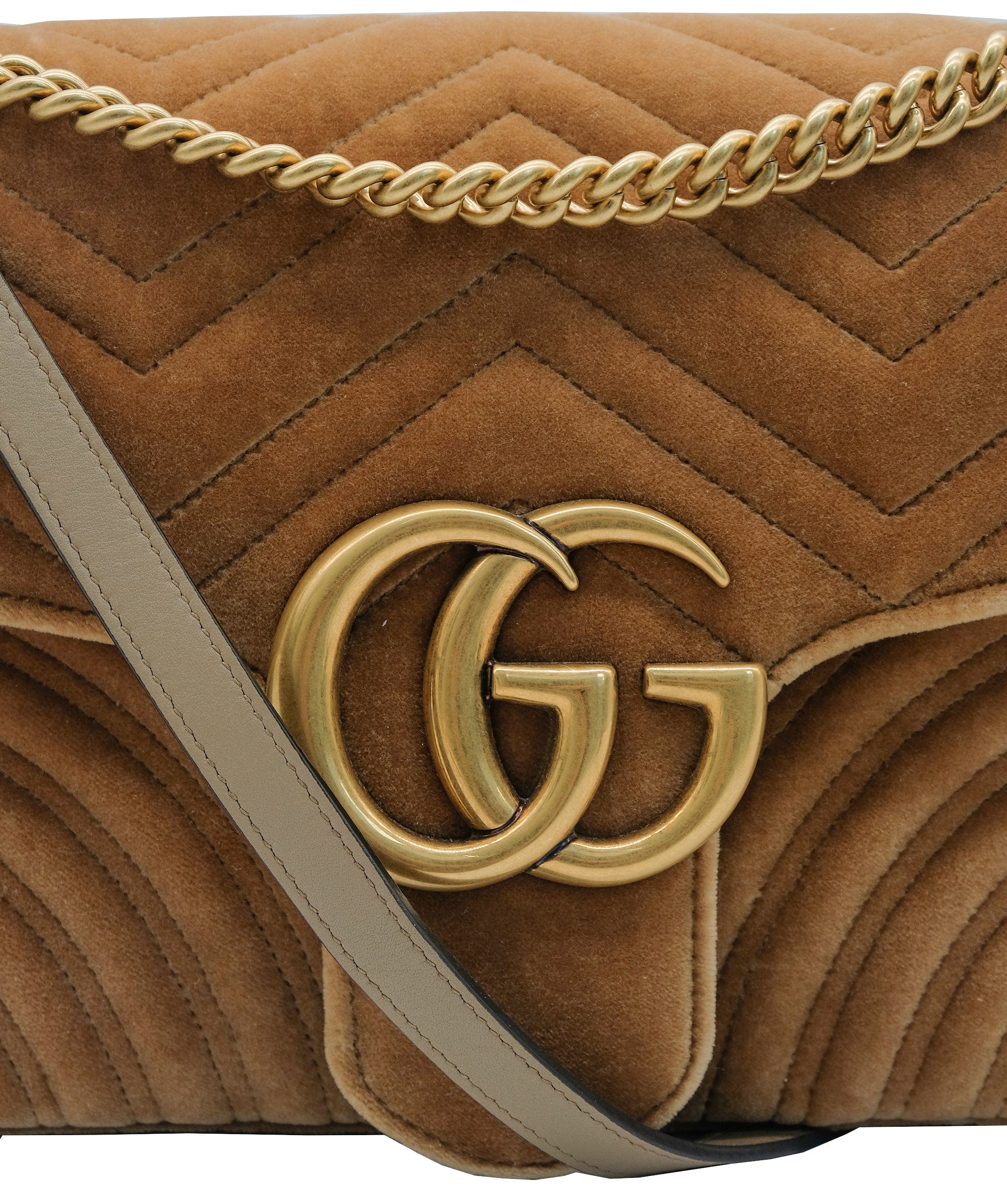 Gucci Velvet Gucci Crossbody Bag REC1506