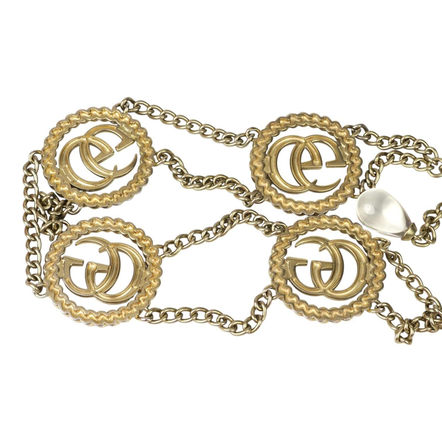 Gucci Gucci Torchon Double G Waist Chain Belt