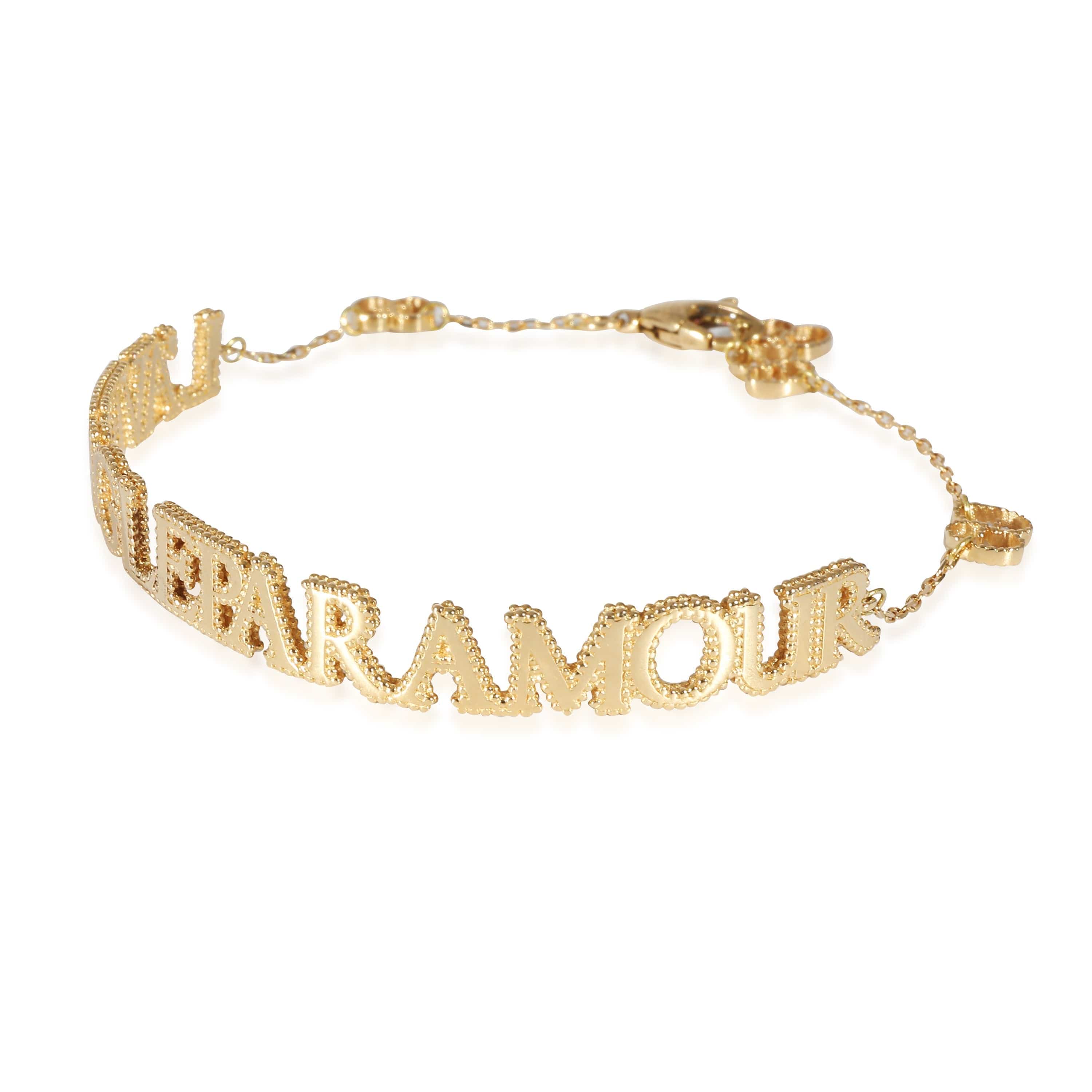 Gucci Gucci L'Aveugle Par Amour Bracelet in 18K Yellow Gold