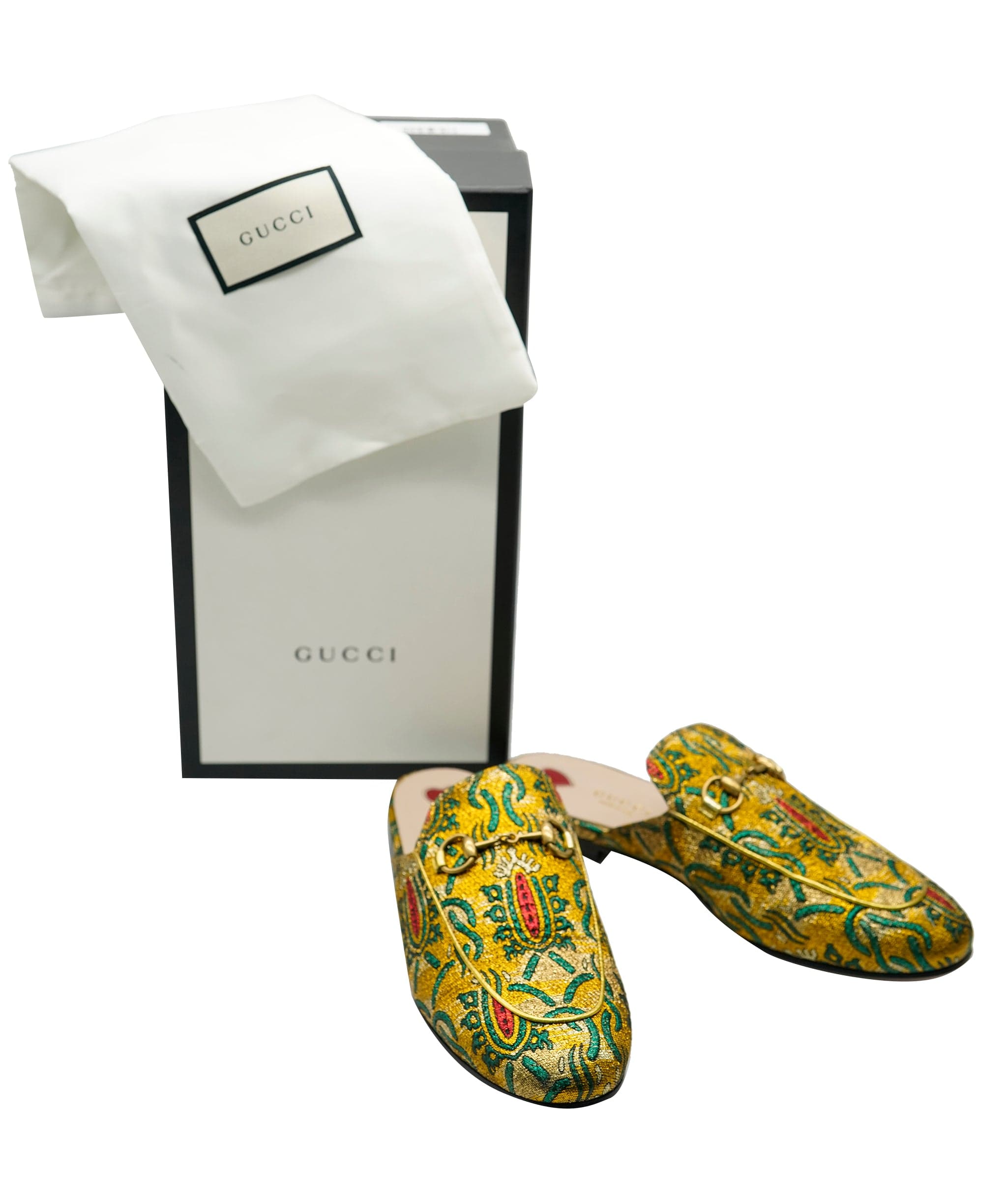 Gucci Gucci mulitcoloured prince town loafers - AJC0451