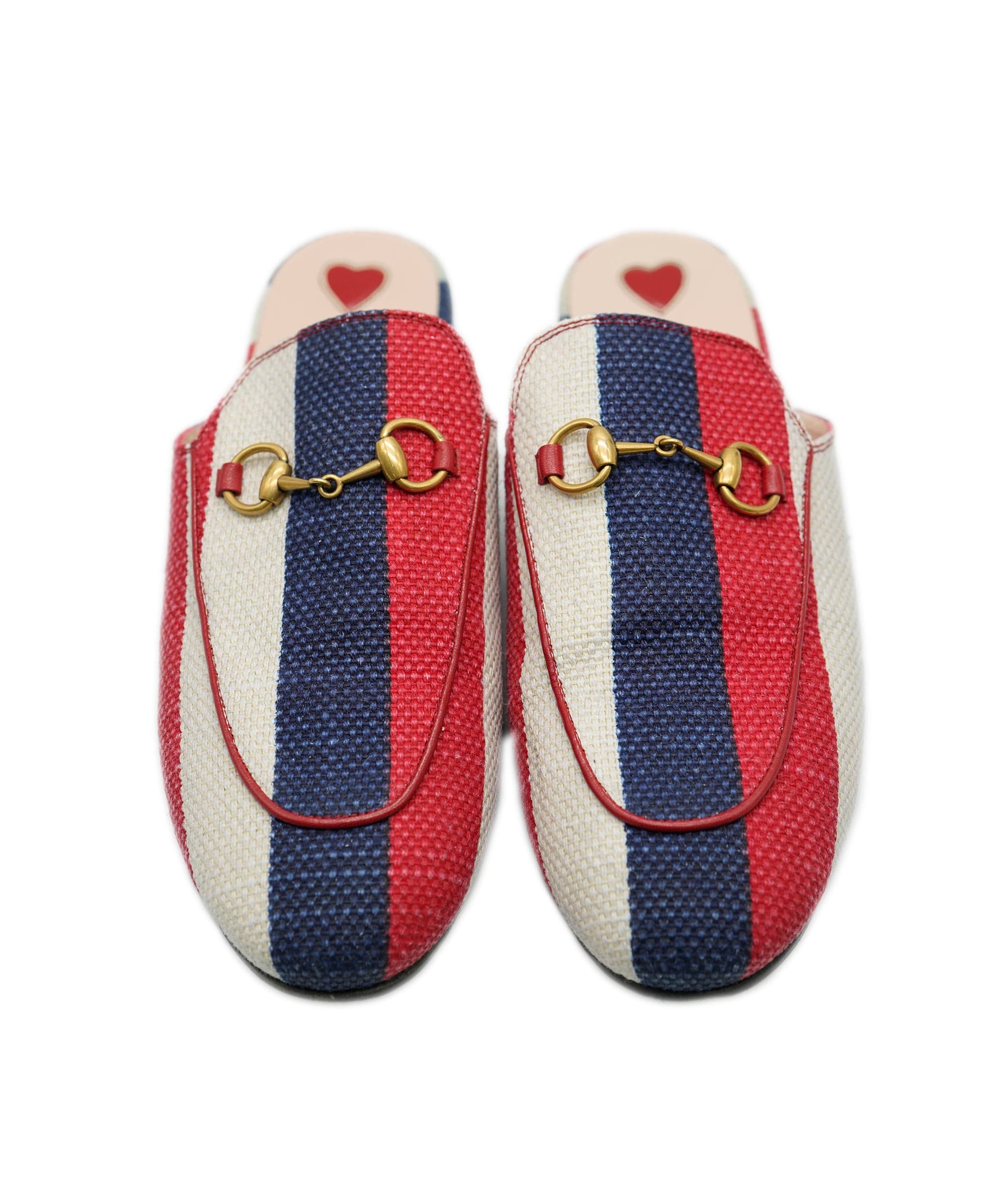 Gucci Gucci stripe prince town loafers - AJC0452