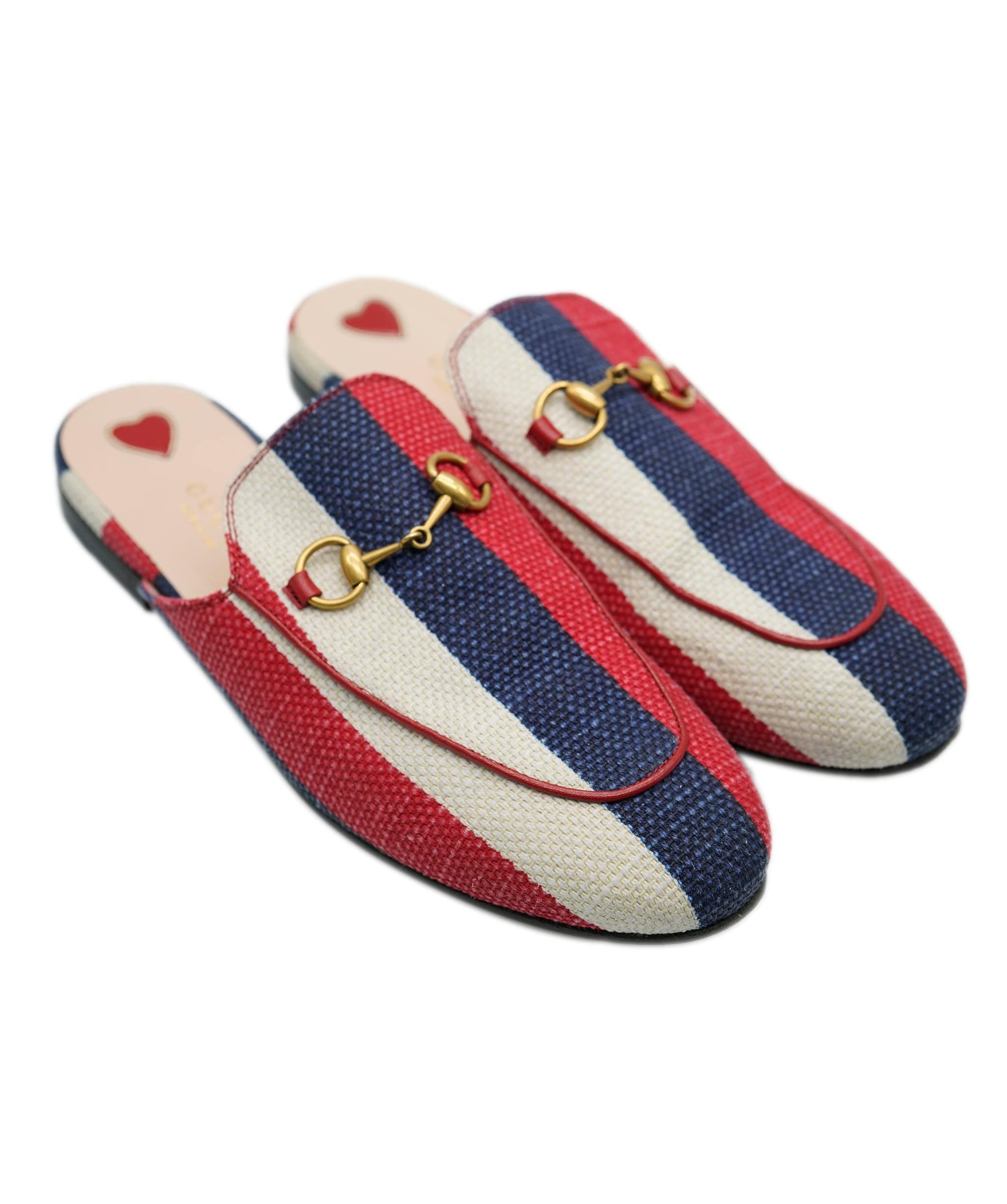 Gucci Gucci stripe prince town loafers - AJC0452