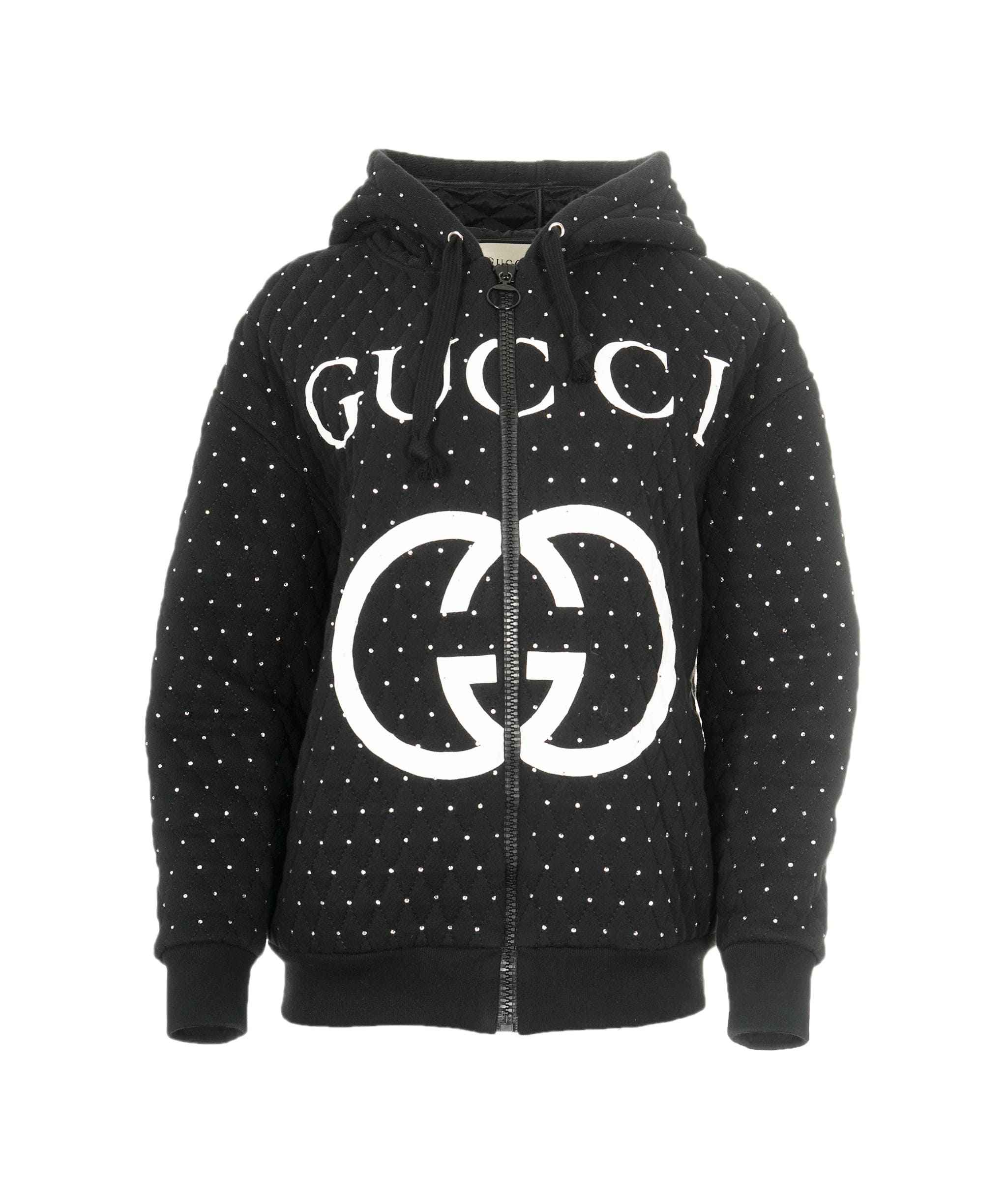 Gucci Gucci Sweater jacket GG black with crystals AVC1267