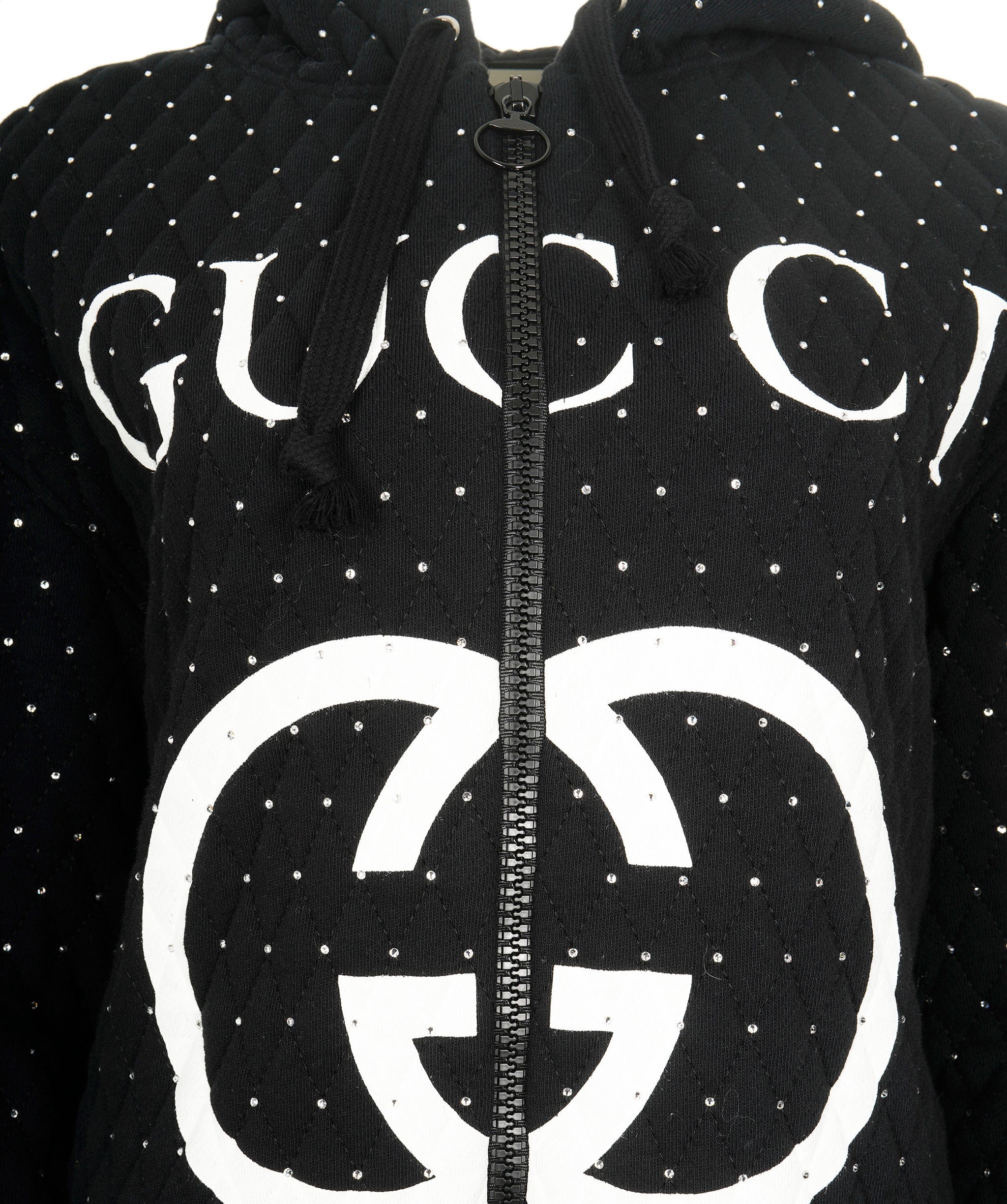 Gucci Gucci Sweater jacket GG black with crystals AVC1267