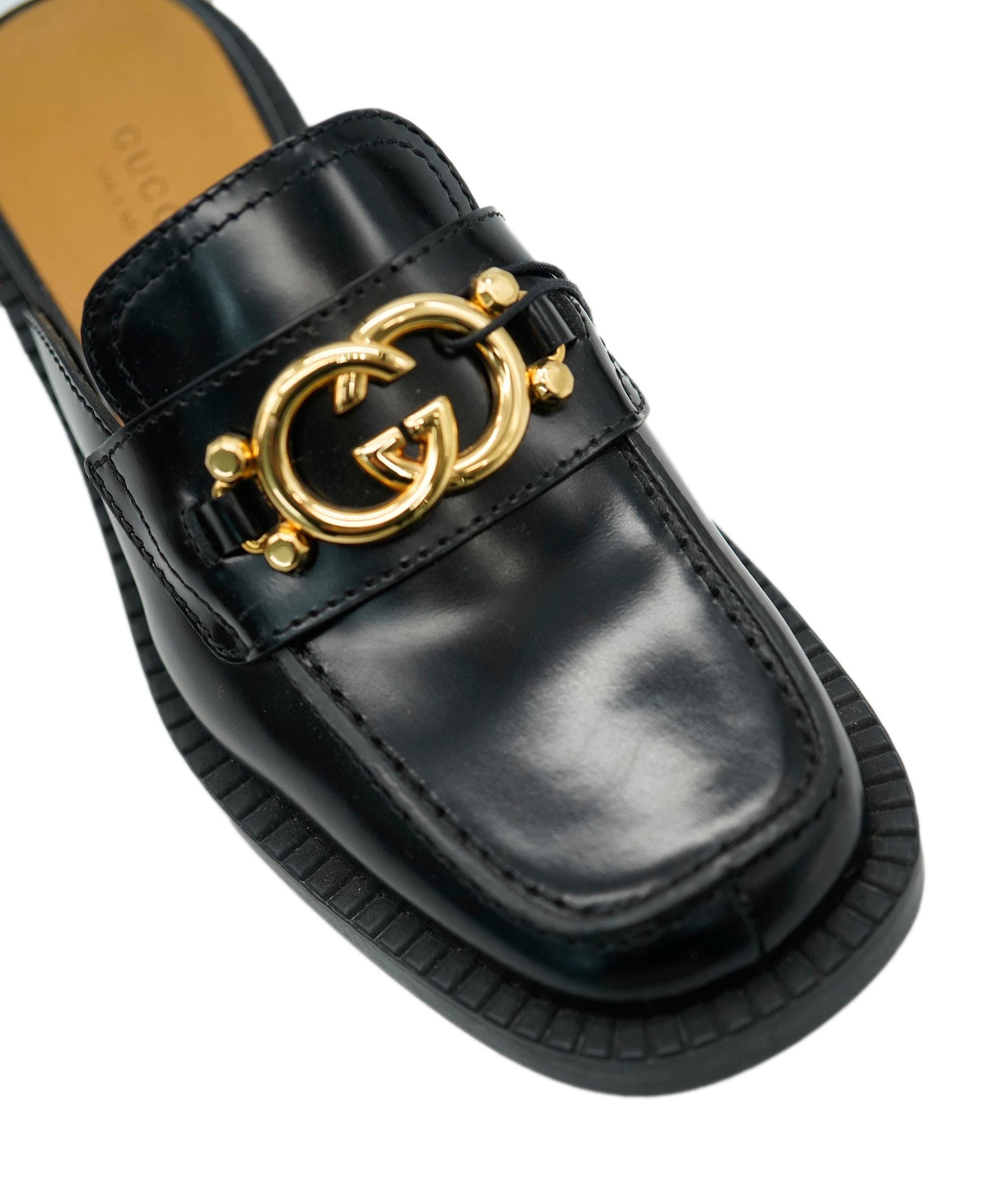 Gucci Gucci GG Black Loafers  ALC1539