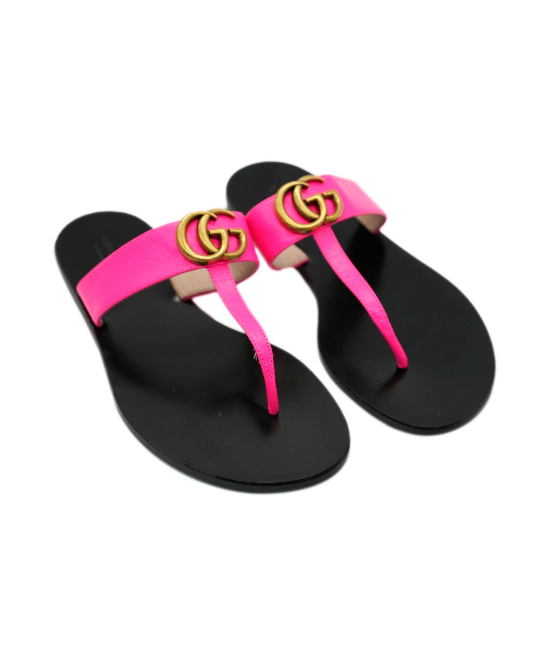 Gucci Gucci neon pink thong sandals size 38.5  - AJC0702