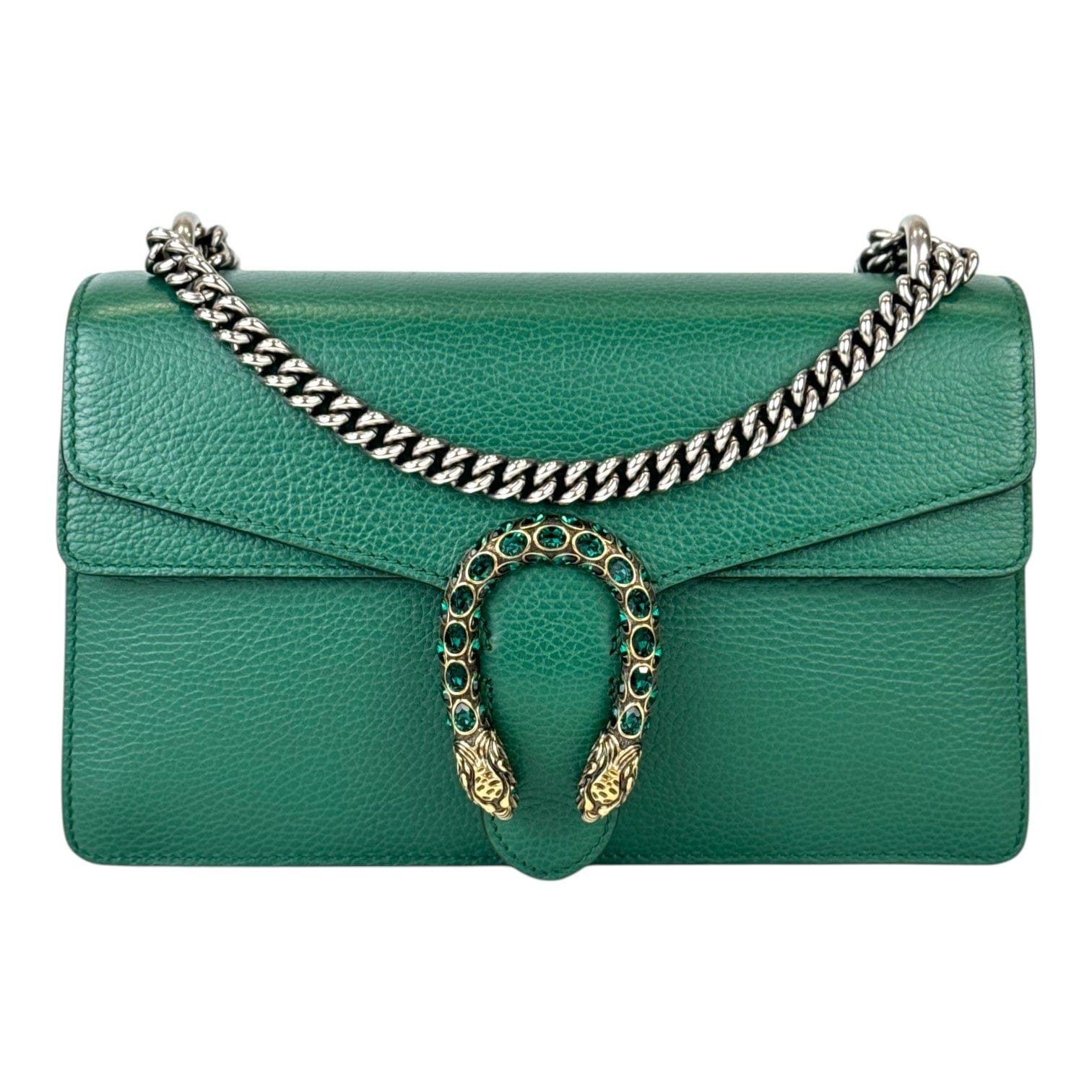 Gucci Gucci Dionysus Medium Green Leather Bag