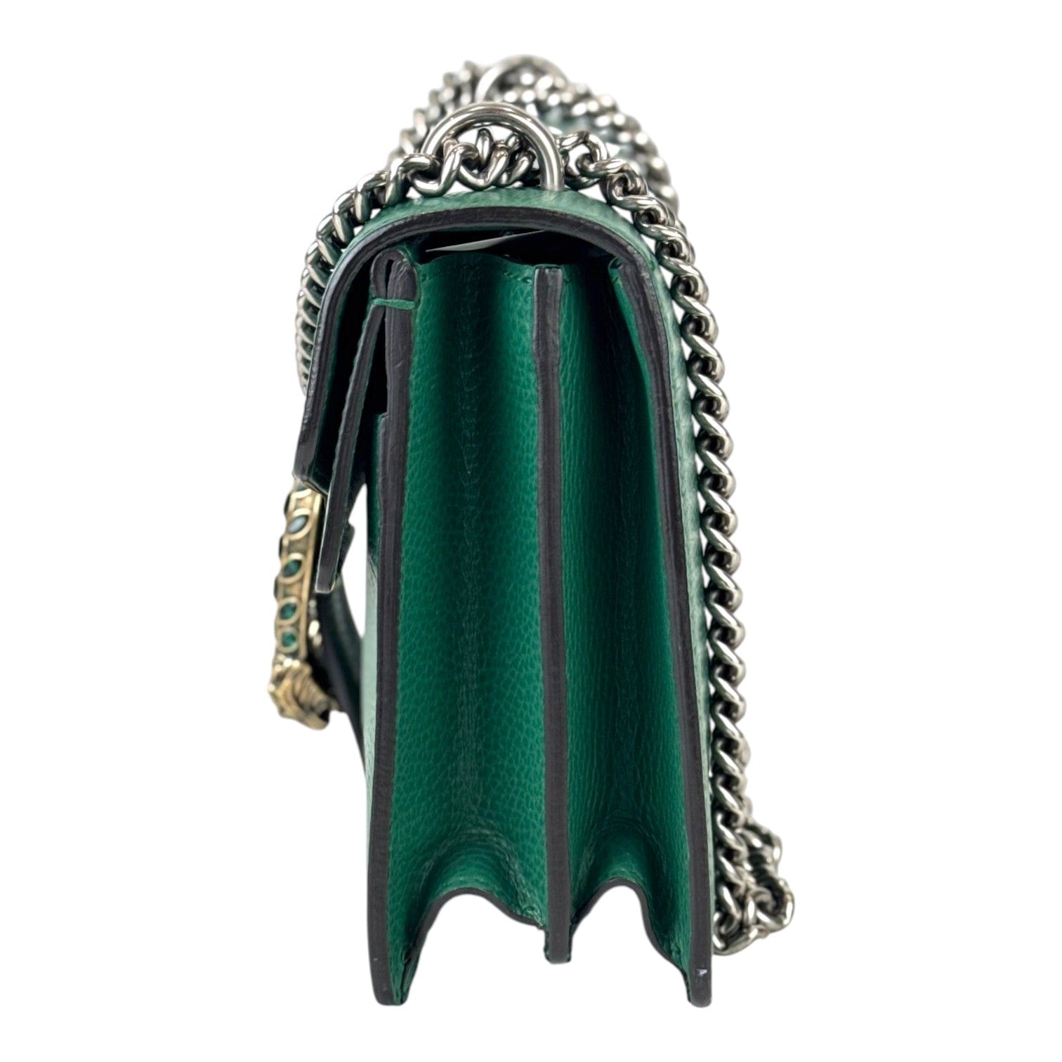 Gucci Gucci Dionysus Medium Green Leather Bag
